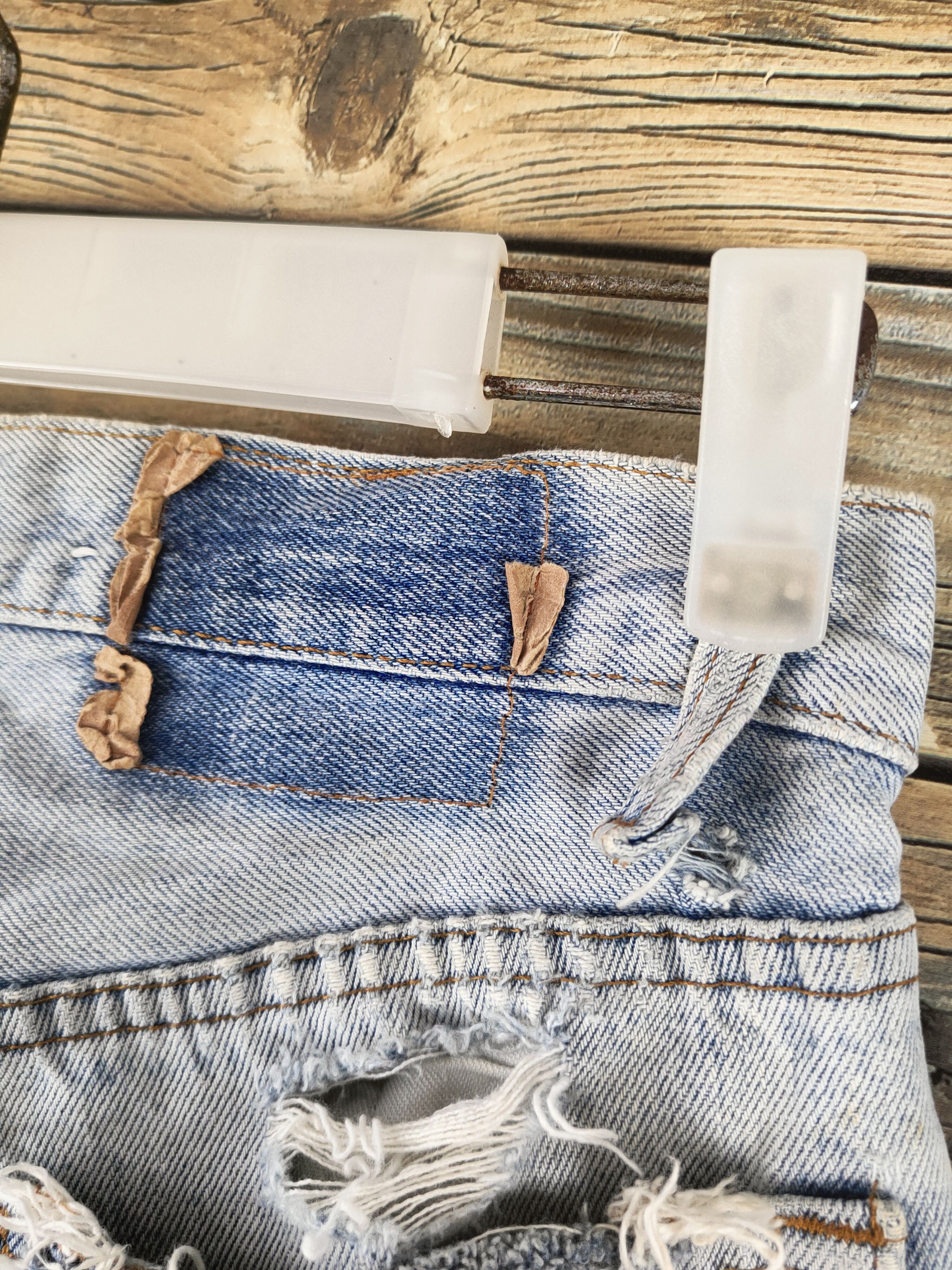 Levi's DL Vintage 80' Levi's Distressed Ripped Denim Jeans #S2846 Size US 28 / EU 44 - 10 Thumbnail