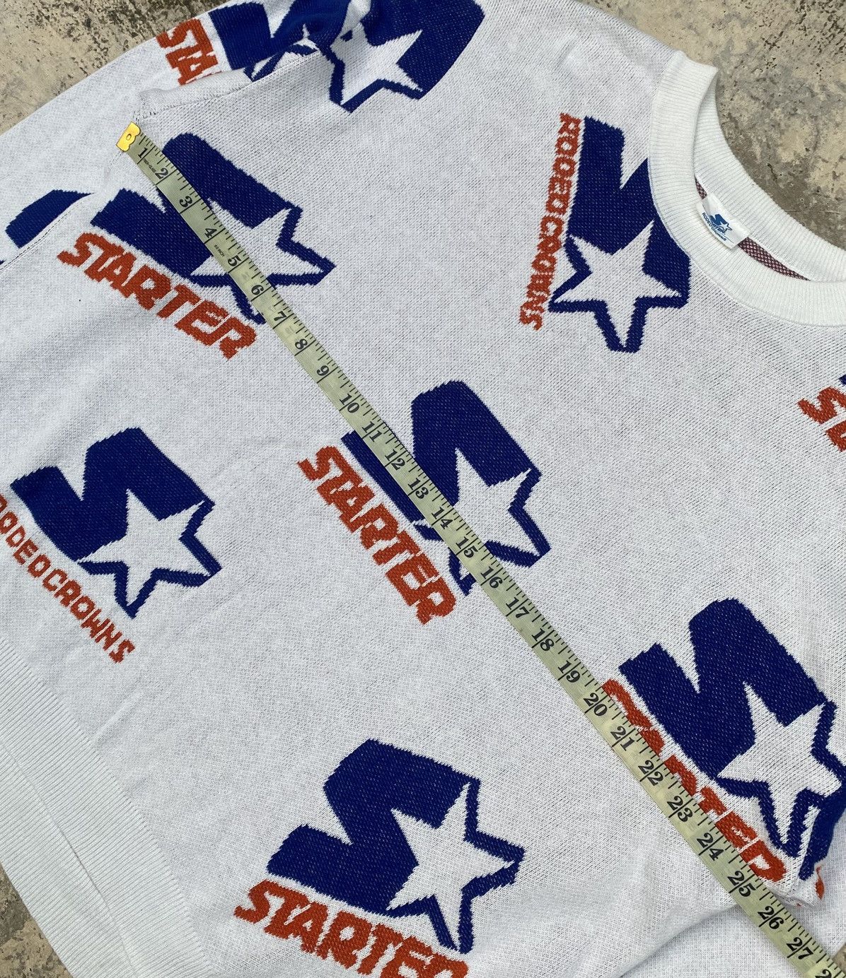 Starter Starter By Rodeo Crowns All-Over Logo Knitted Size US L / EU 52-54 / 3 - 9 Thumbnail