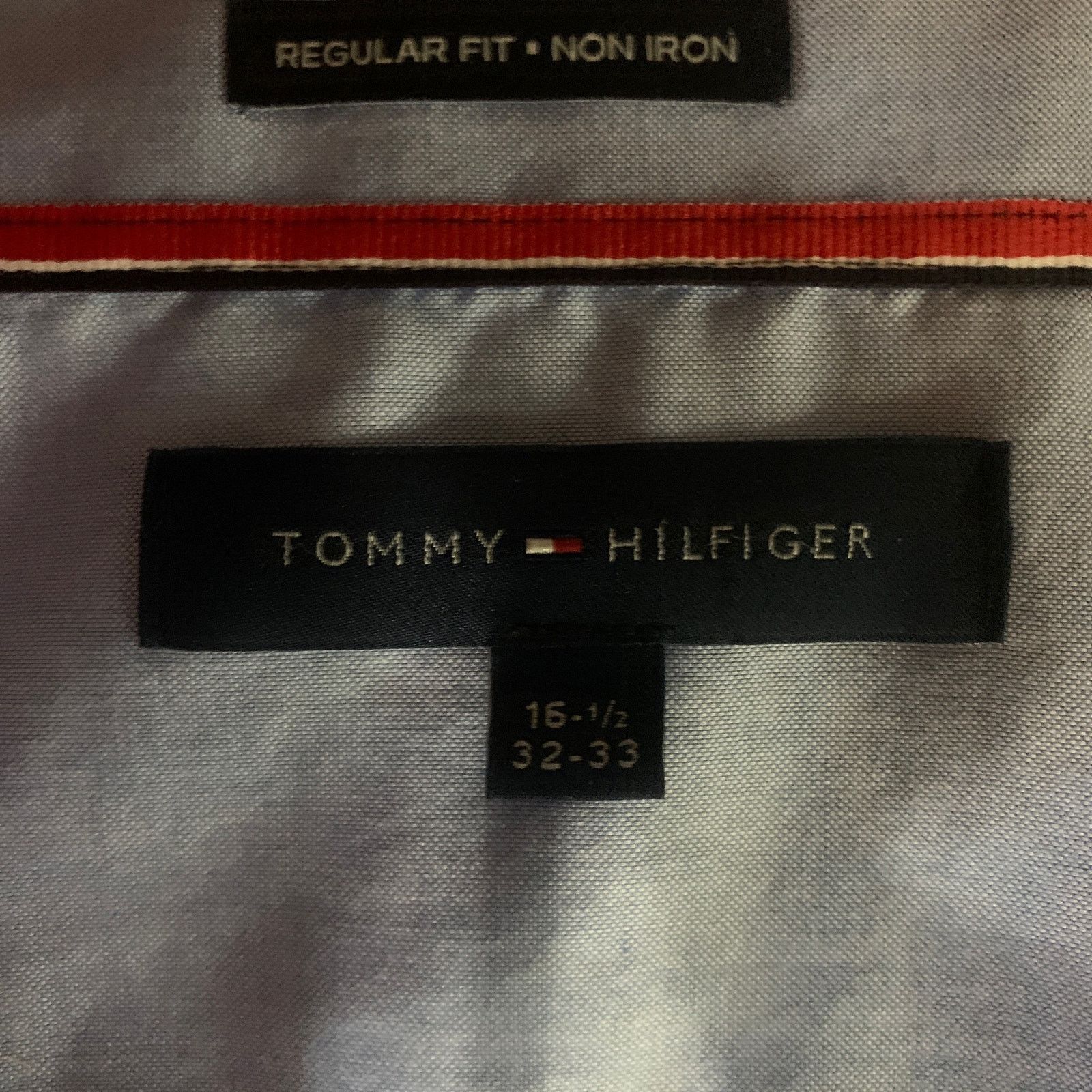 Tommy Hilfiger Tommy Hilfiger Mens Blue Large Shirt 16 1/2 Arm Length 32 33 Size US M / EU 48-50 / 2 - 3 Thumbnail
