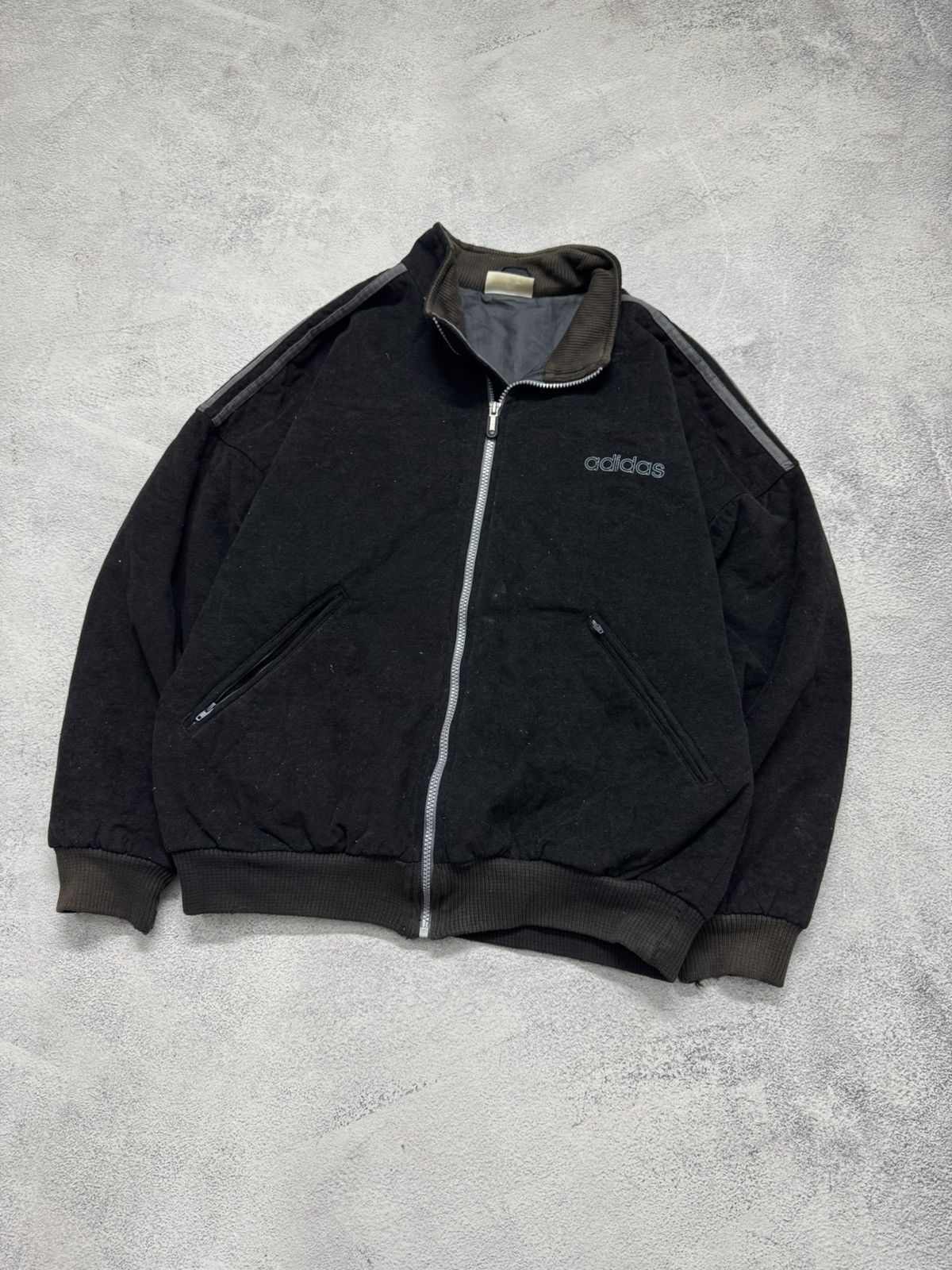 Adidas Vintage Y2k Adidas 🖤 Big Logo Bomber Jacket 90’s Size US M / EU 48-50 / 2 - 6 Thumbnail