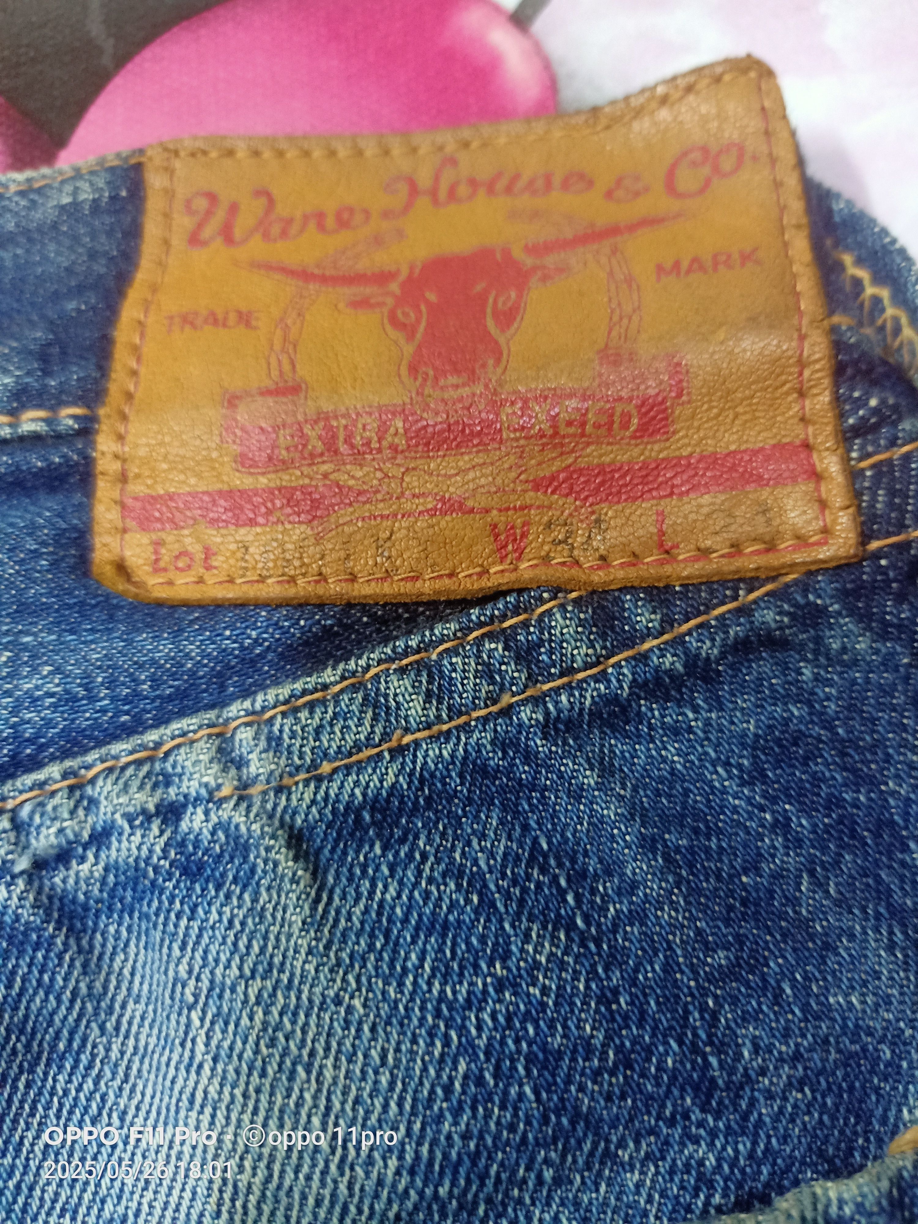 Japanese Brand × Warehouse Wherehouse Vintage Denim Distressdenim Selvedge Size US 33 - 4 Thumbnail