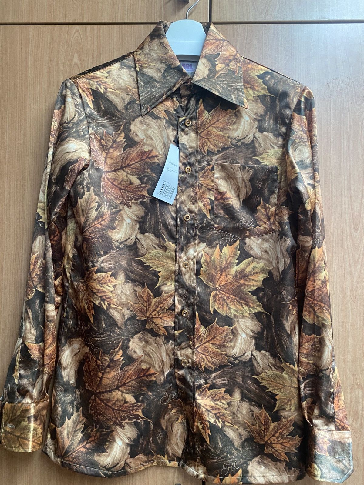 ERL ERL Satin Shirt Long Sleeve Size S BNWT Size US S / EU 44-46 / 1 - 1 Thumbnail
