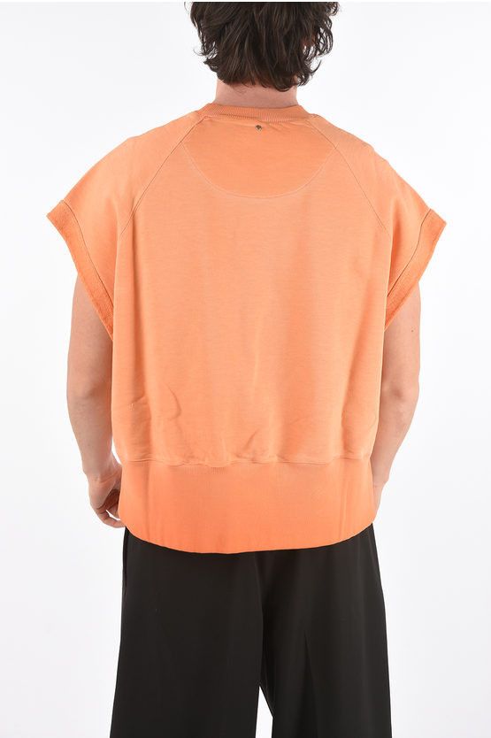 o1y0225 Logo Crewneck Sweatshirt in Orange