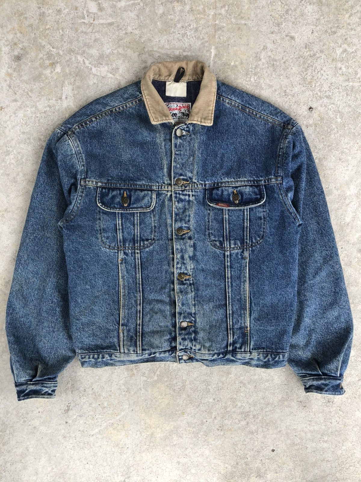 Lee Vintage Lee Storm Rider Blanket Lined Denim Jacket Baggy Size US L / EU 52-54 / 3 - 2 Thumbnail