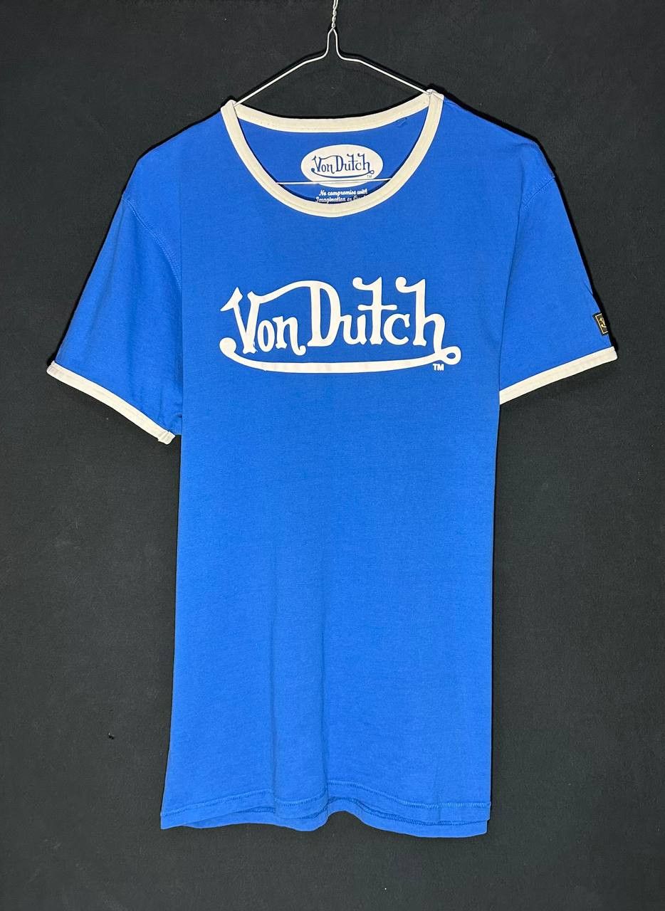 Von Dutch Von Dutch big logo t-shirt retro hype Y2K blue Size US L / EU 52-54 / 3 - 1 Thumbnail