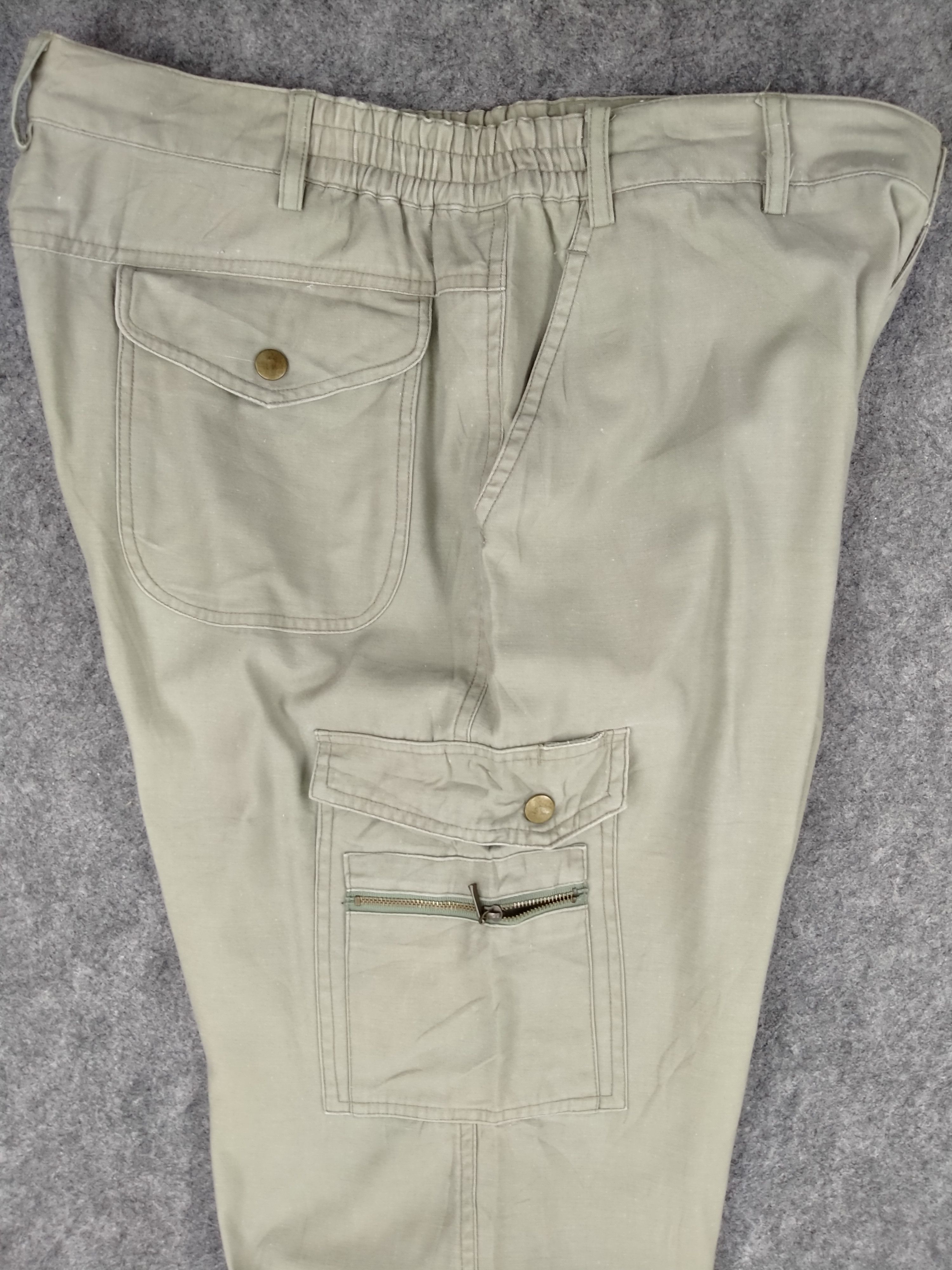 Japanese Brand Elastic/Drawstring Waist Japanese Brand Cargo 33x30 -CP087 Size US 33 - 5 Thumbnail