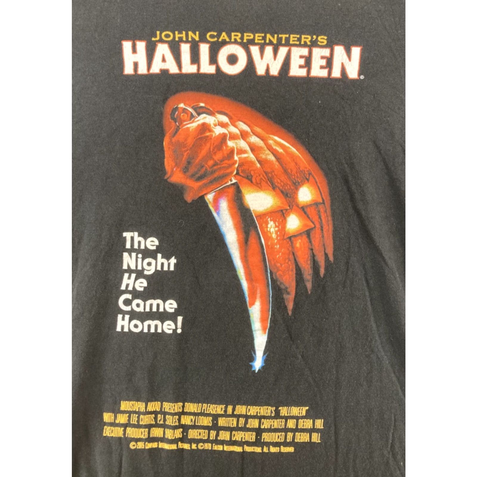Vintage VINTAGE? No. Halloween Michael Myers T-Shirt Unisex Adults XL Black Graphic Print 100% Cotton Halloween Theme Mens Womens Boys Girls Size US XL / EU 56 / 4 - 2 Thumbnail