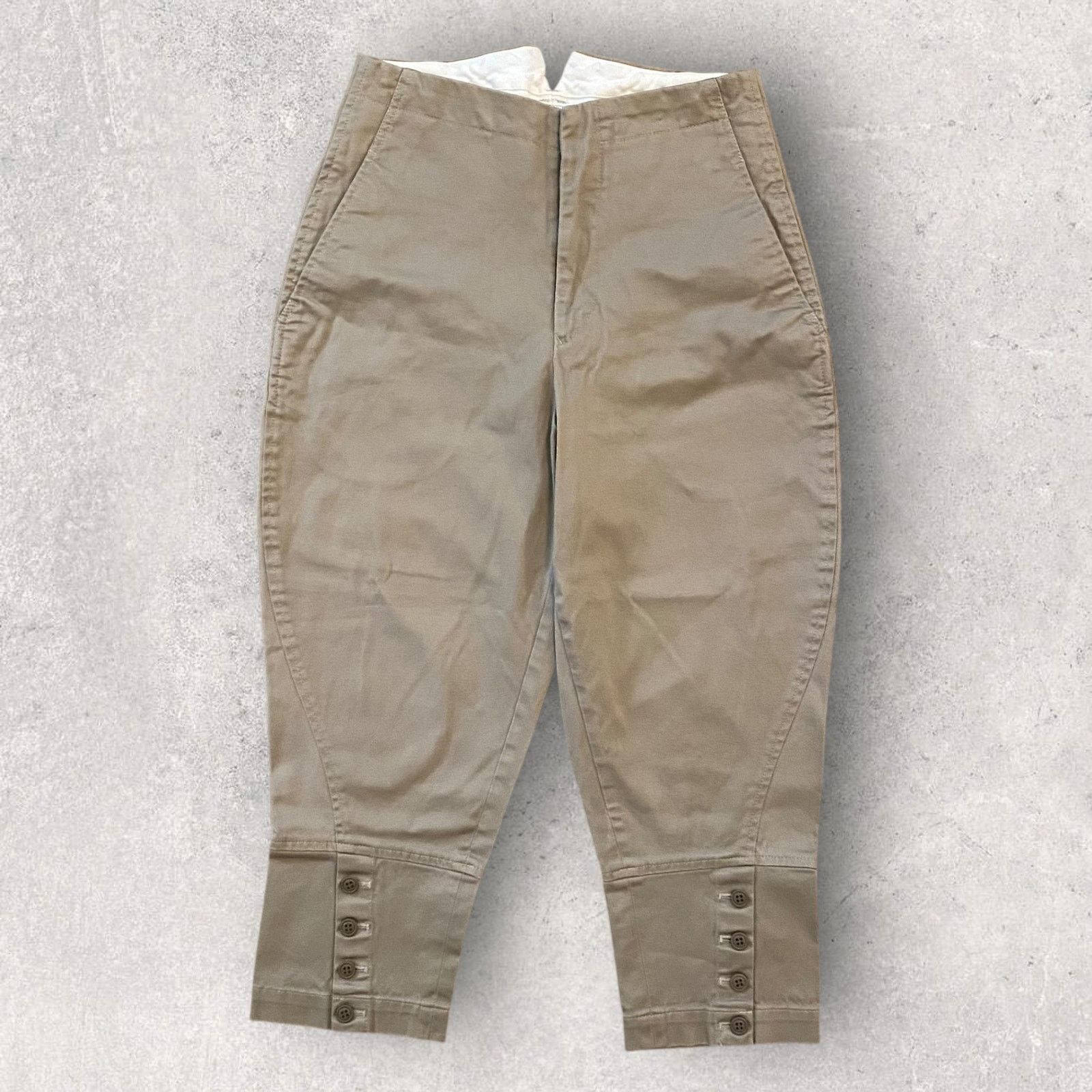 Comme des Garcons Comme des Garçons Military Jodhpurs Pants Beige Size Small Size 26" / US 2 / IT 38 - 1 Thumbnail