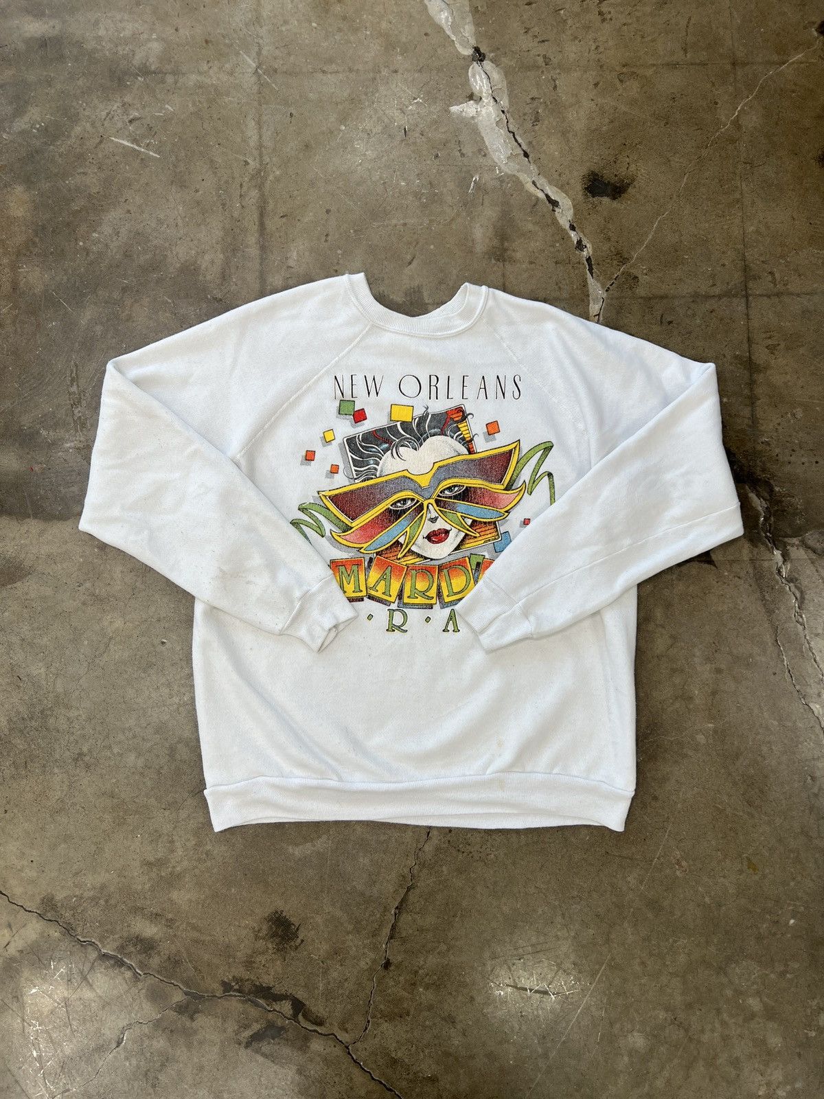 Vintage Vintage New Orleans Mardi Gras Crewneck Medium Size US M / EU 48-50 / 2 - 2 Thumbnail