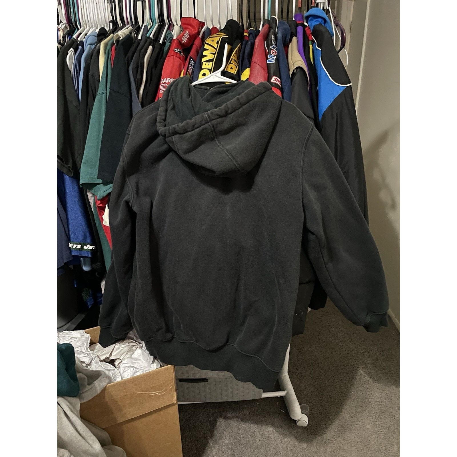 Carhartt Size S-Carhartt Rain Defender Hoodie 1/4 Zip Loose Fit Black Size US S / EU 44-46 / 1 - 4 Thumbnail