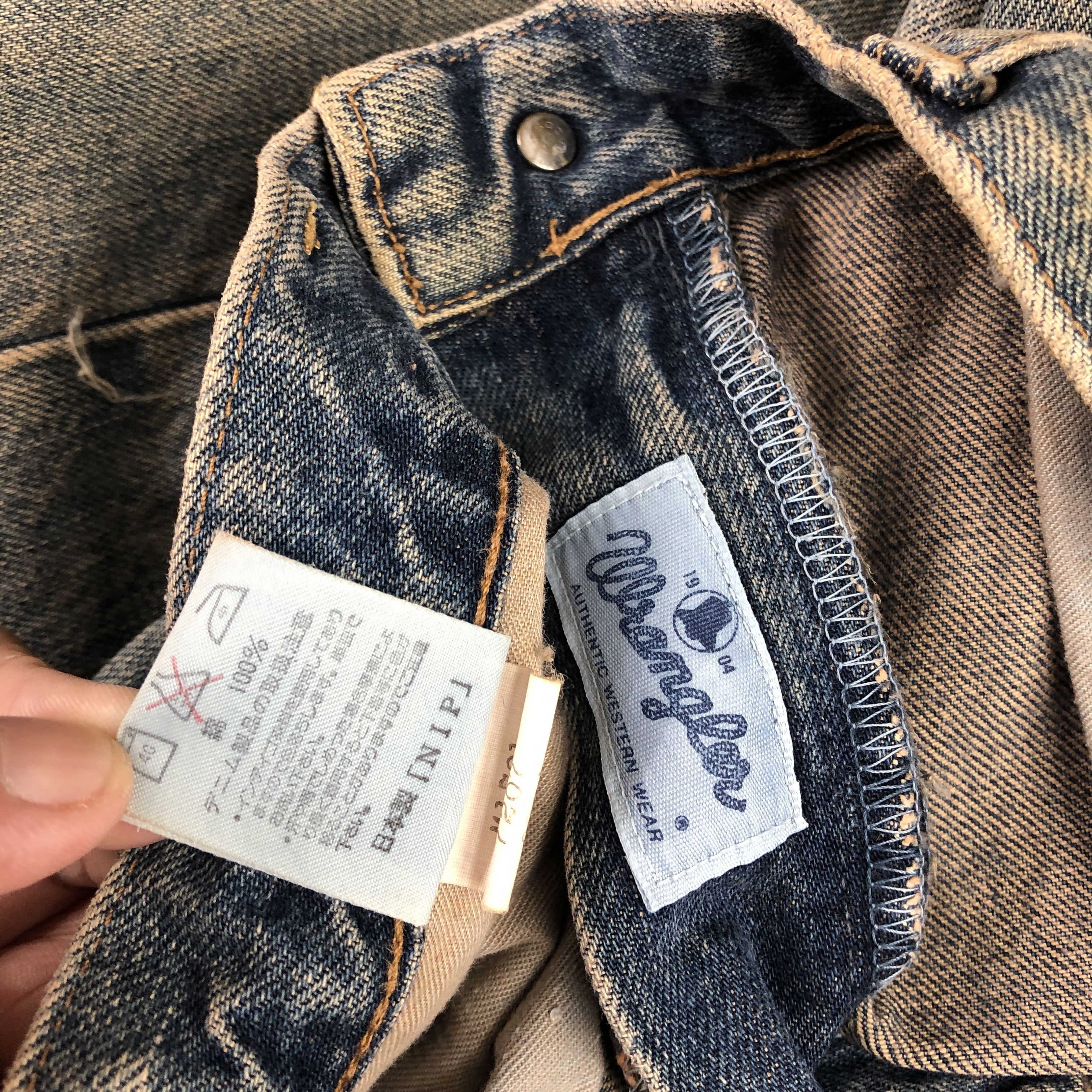 Wrangler Vintage Wrangler Selvedge Jeans Mud Wash Redline Baggy Denim Size 26" / US 2 / IT 38 - 9 Thumbnail