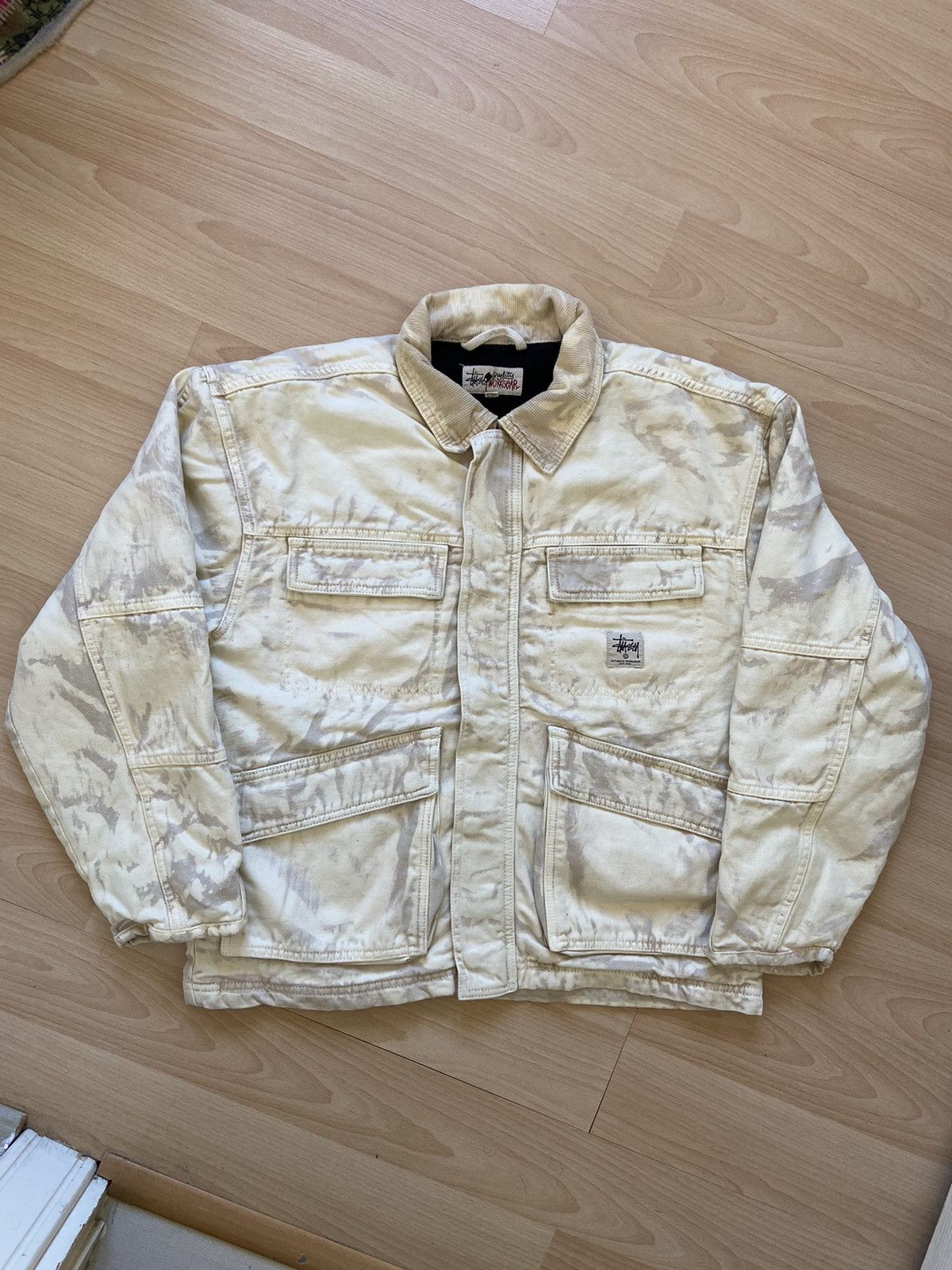 ステューシー　JACKET ALFONSO CANVAS MULTI Stussy Alfonso Canvas Shop Jacket Multicolor Men's - FW23 - US