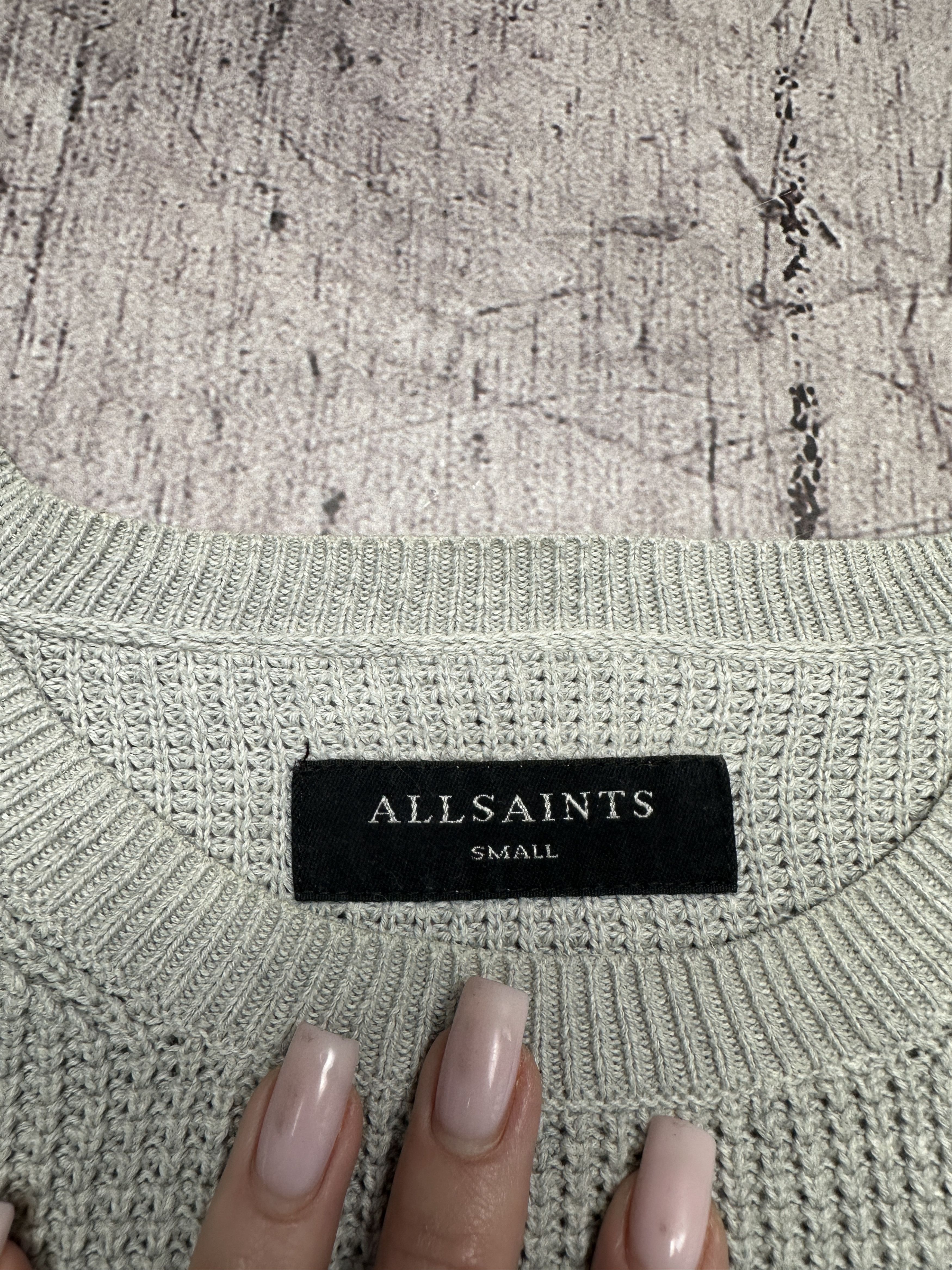Allsaints Allsaint Mens Trias Crew Neck Knit Sweater Size US S / EU 44-46 / 1 - 4 Thumbnail