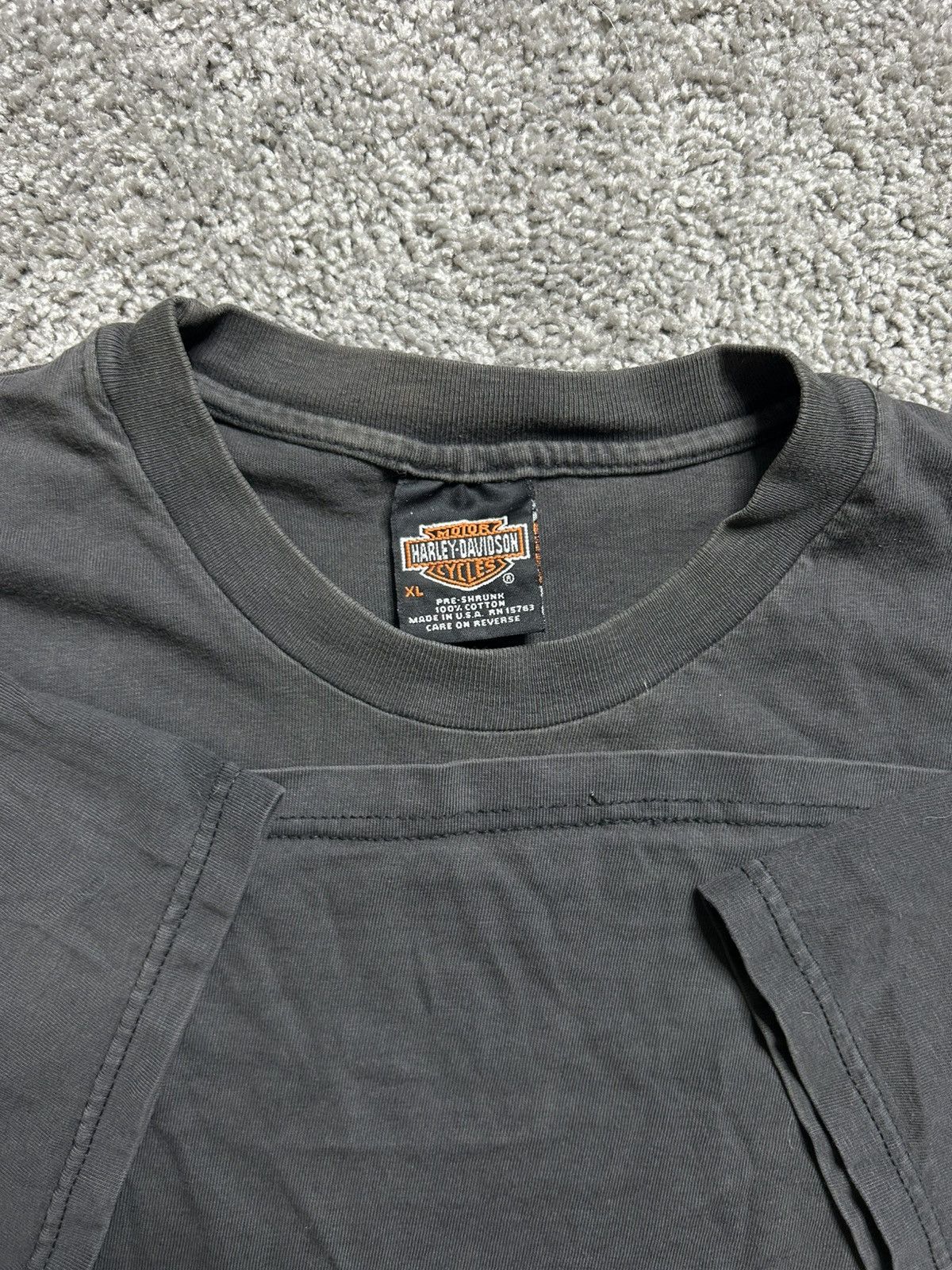 Vintage Vintage Y2K Harley Iron Horses Tee Made in USA Dated 2000 Size US XL / EU 56 / 4 - 4 Thumbnail