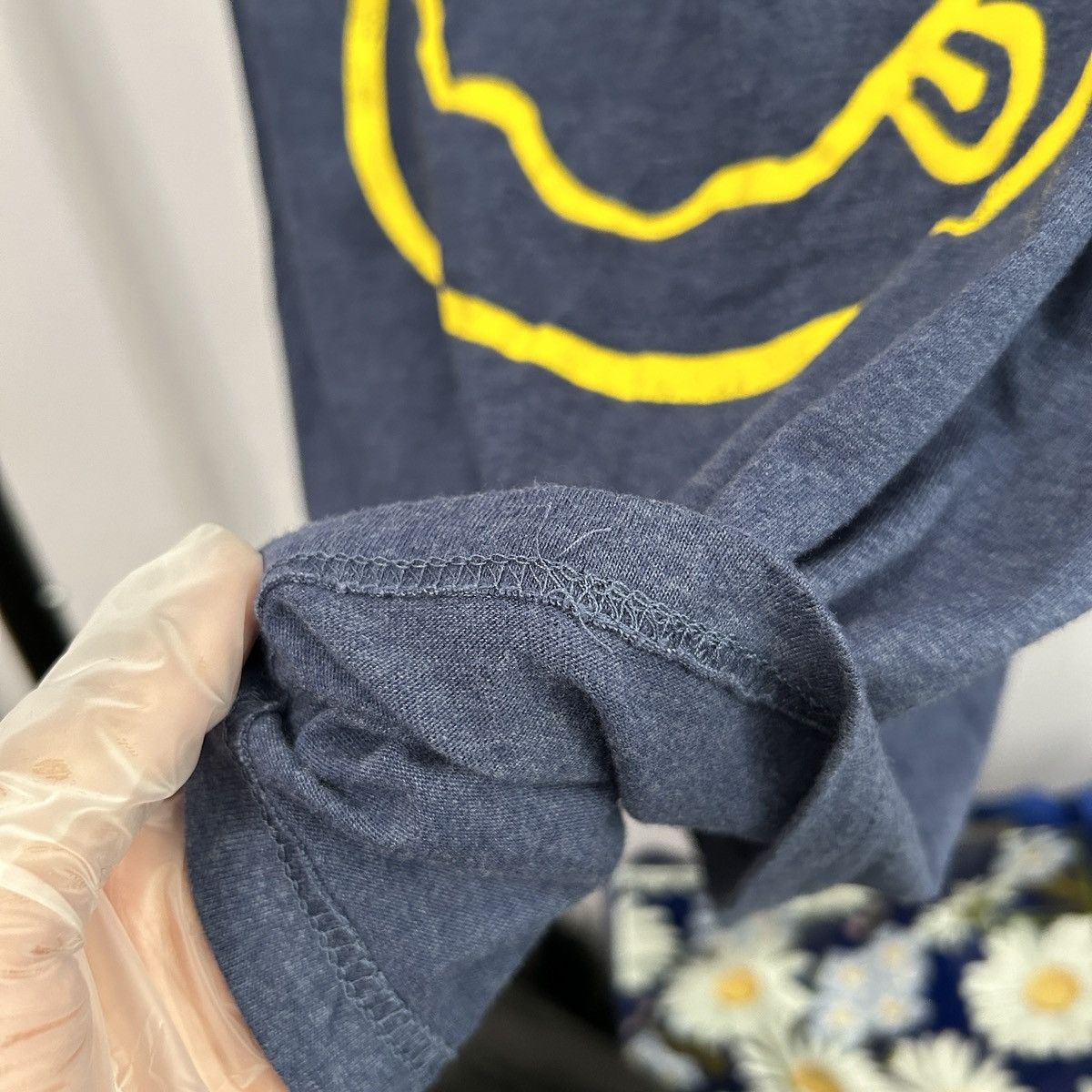 Nirvana Nirvana Dark Blue and Yellow Graphic Tee Sz Small - "Harley" Size S / US 4 / IT 40 - 15 Thumbnail
