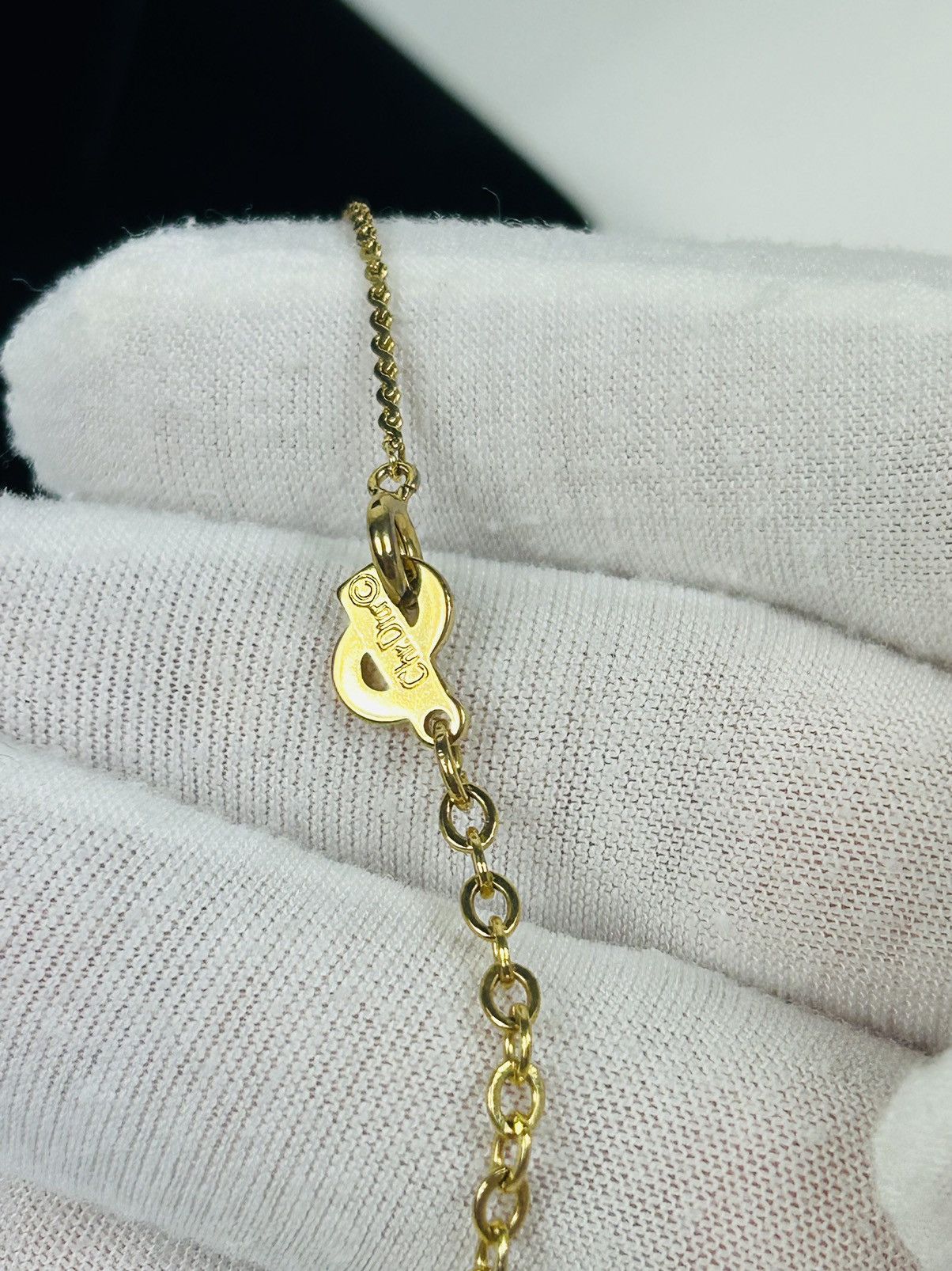 Dior Dior Encrusted CD Necklace Size ONE SIZE - 5 Thumbnail