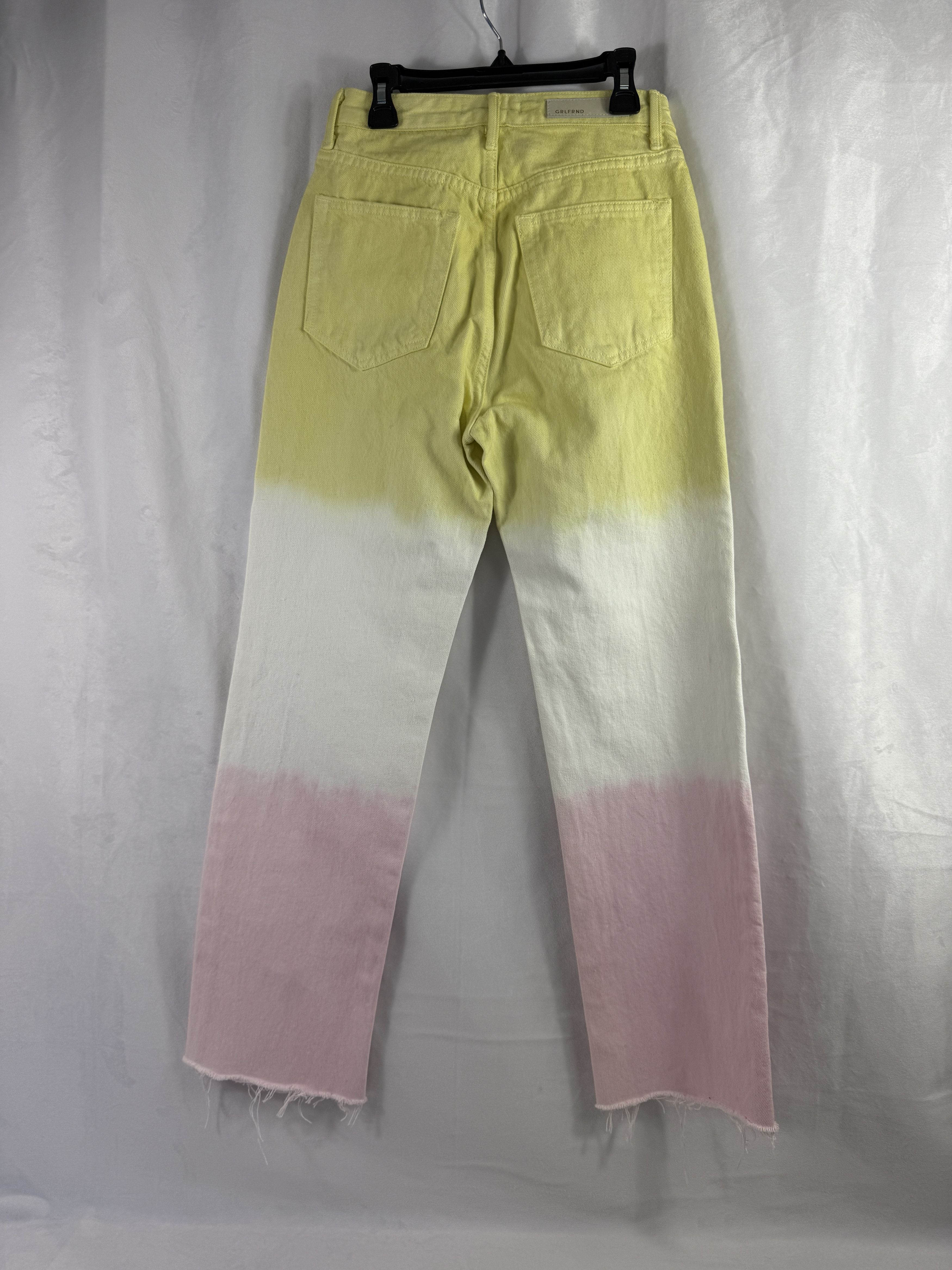 GRLFRND GRLFRND Mica Crop Straight Jeans Size 24" / US 00 / IT 34 - 2 Thumbnail