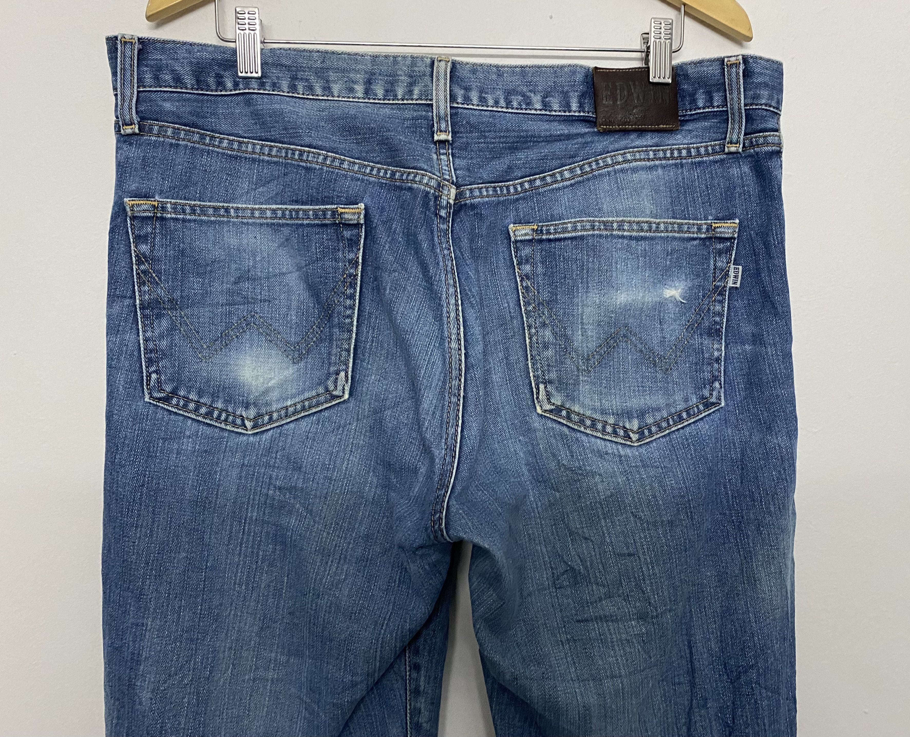 Edwin Vintage Edwin 403 Made in Japan Light Wash Denim Jeans W36 Size US 38 / EU 54 - 6 Thumbnail