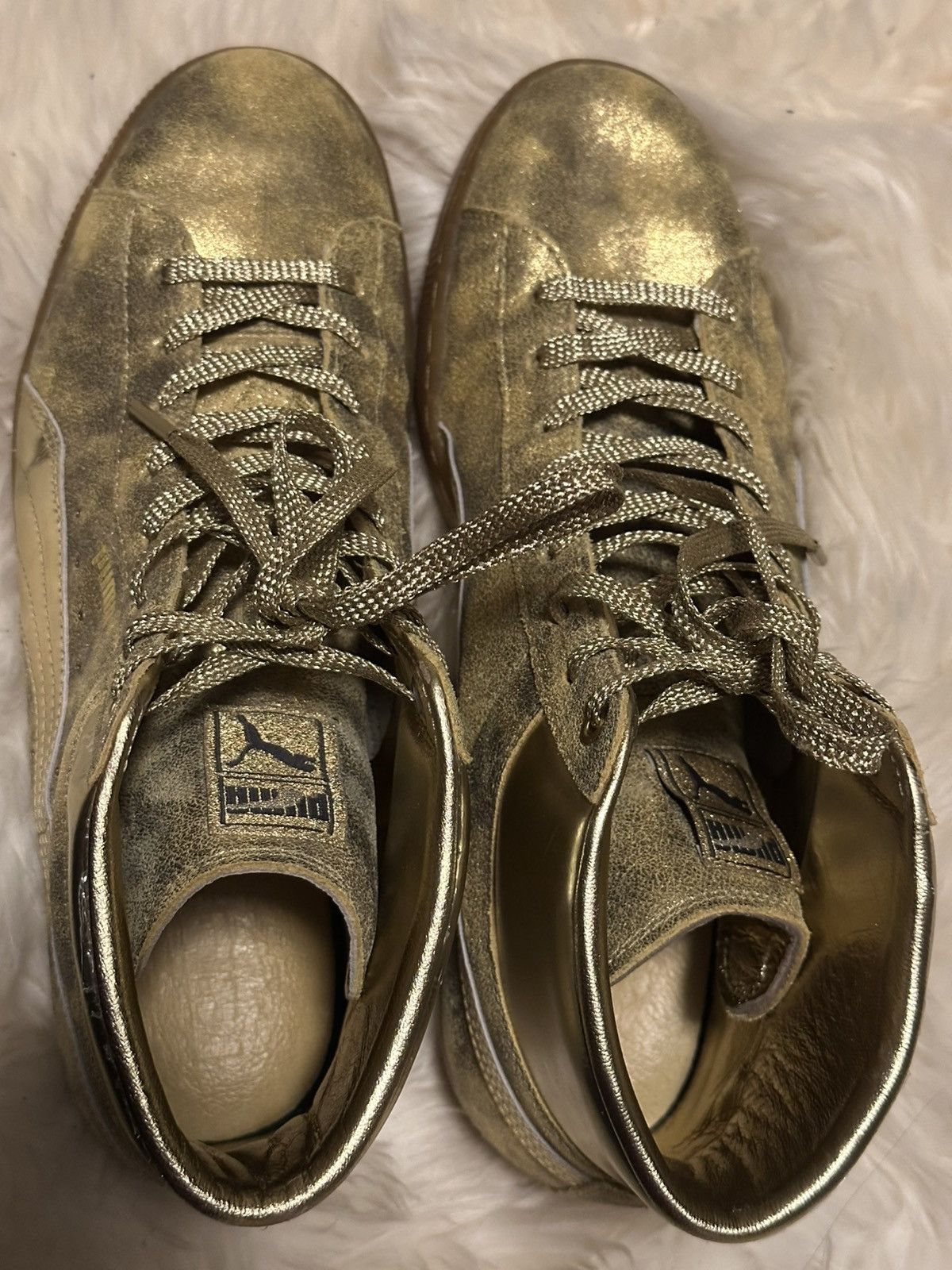 Puma Puma x Meek Mill 24k Gold Size US 10.5 / EU 43-44 - 1 Thumbnail