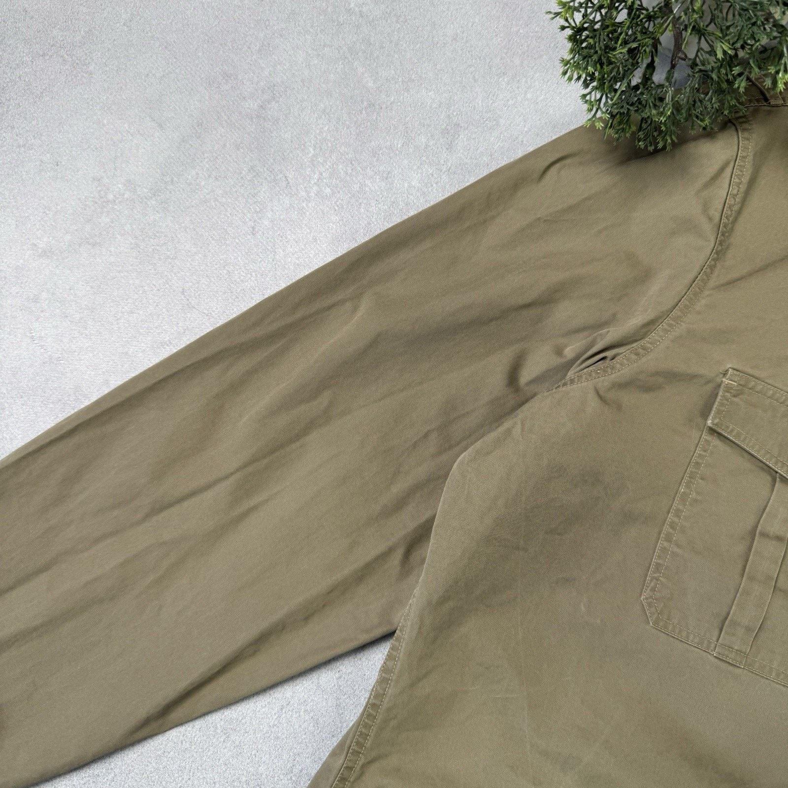 Burberry Vintage Burberry Brit Men Button Up Shirt Cargo Size L Beige Size US L / EU 52-54 / 3 - 4 Thumbnail