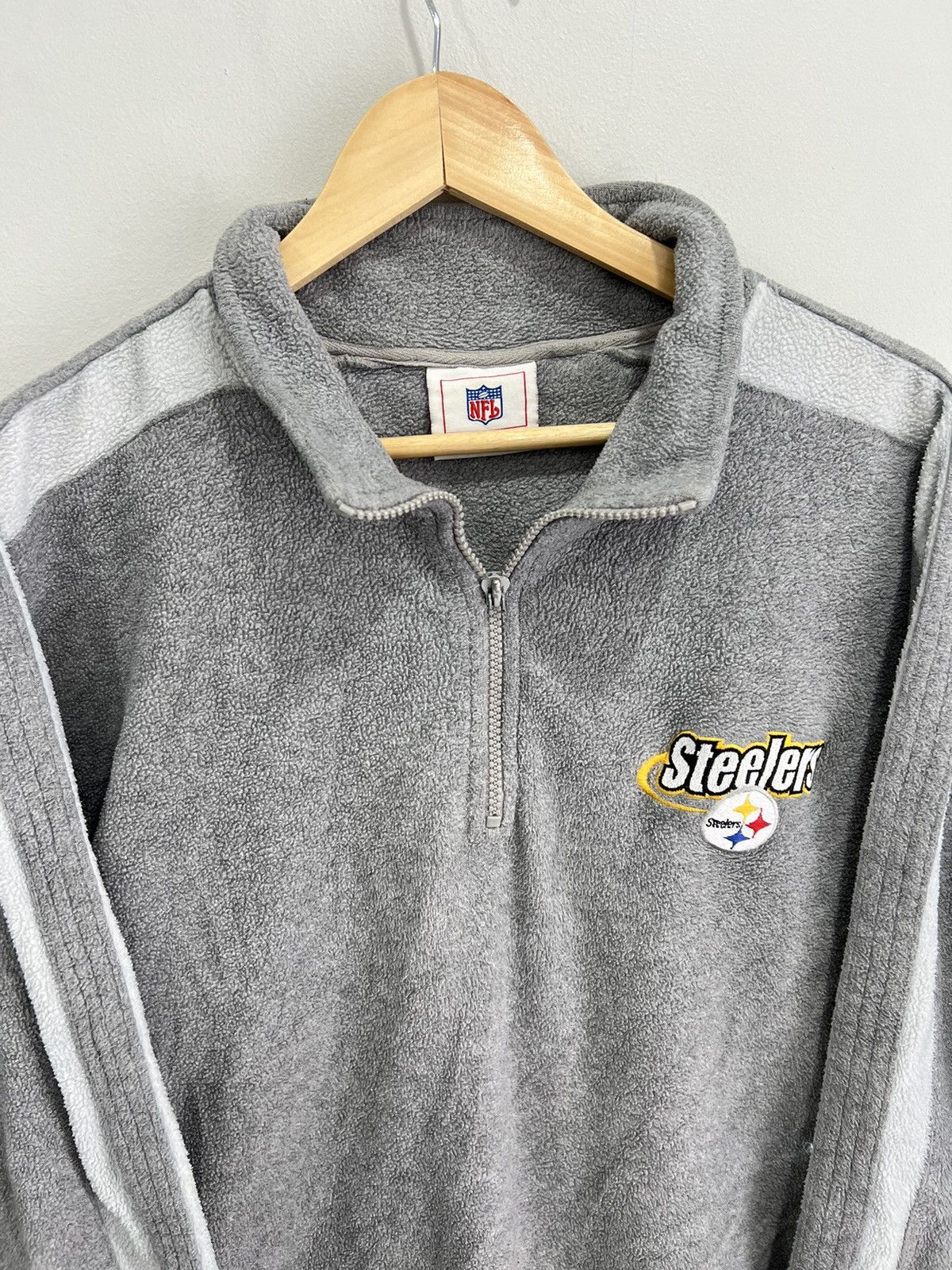 Vintage Vintage Pittsburgh Steelers Fleece sweater zip nfl xxl Size US XXL / EU 58 / 5 - 4 Thumbnail