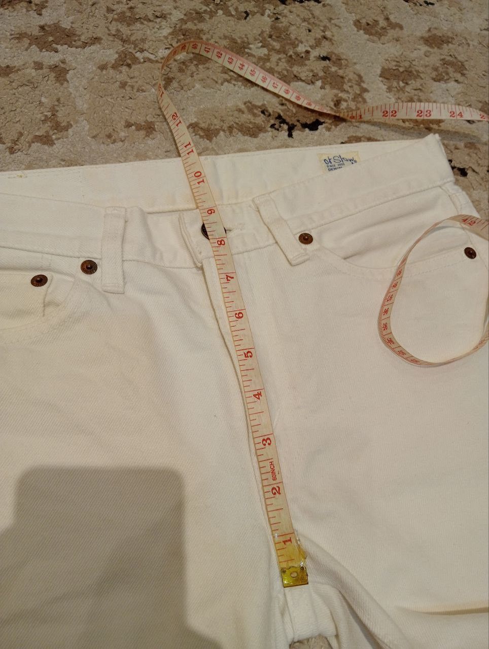 Orslow Vintage Orslow Japan Lot 107 White Jeans Size US 30 / EU 46 - 14 Thumbnail