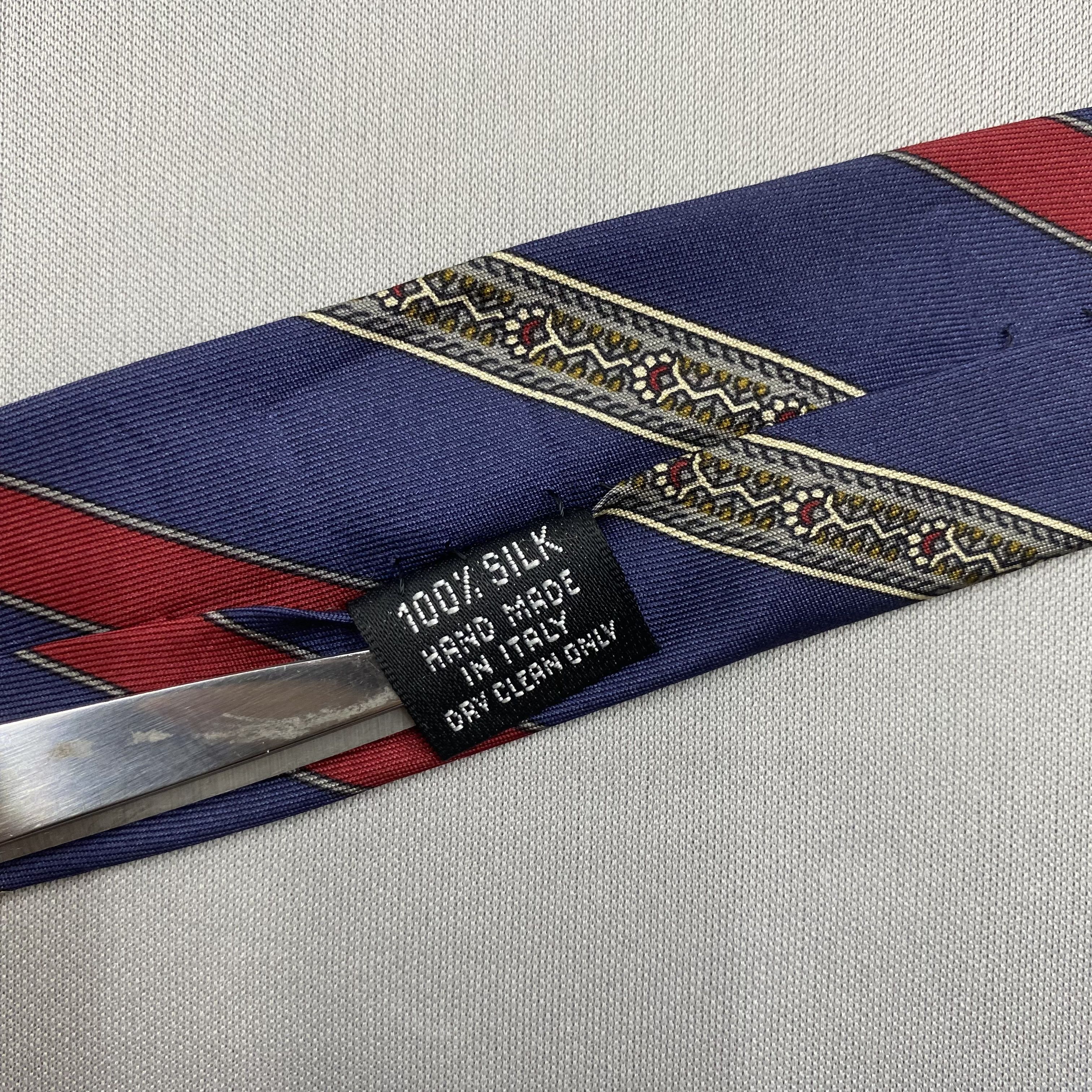 Japanese Brand Vintage Christian Dior SILK Necktie Cravate Pure Silk Size ONE SIZE - 8 Thumbnail