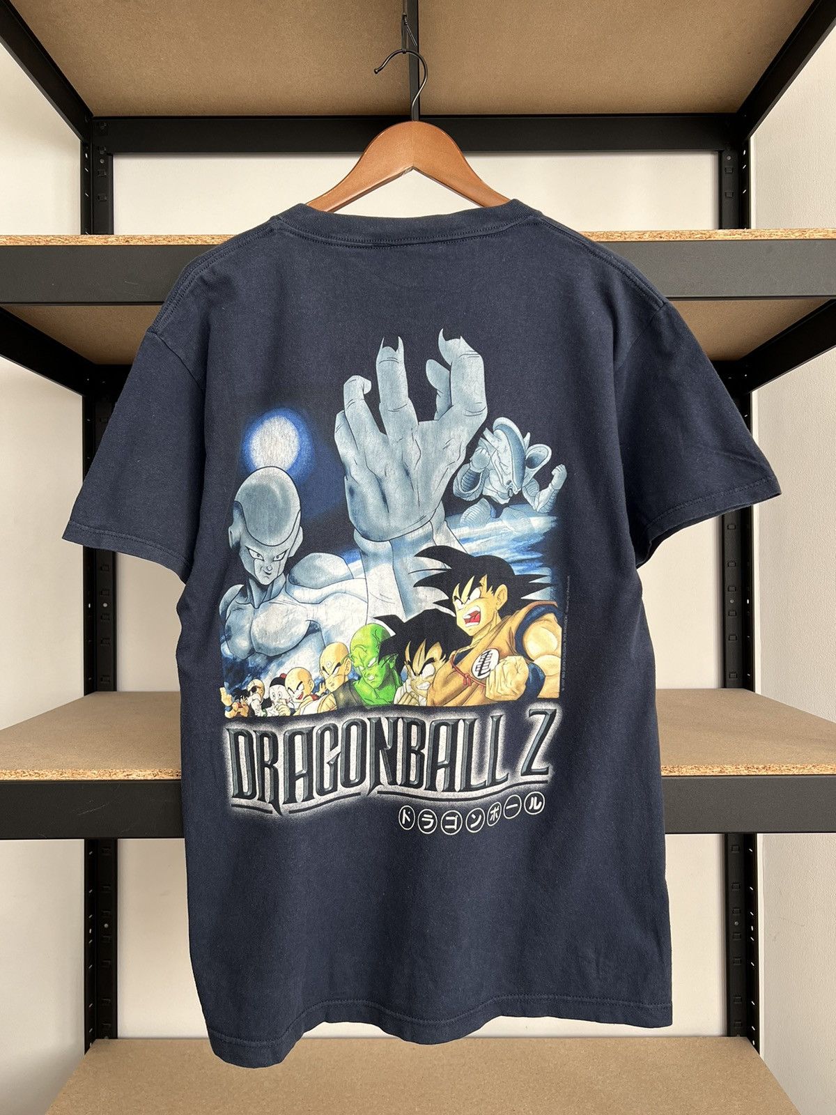 Anime Vintage 1997 Dragon Ball Z Son Goku Anime Manga Navy T-shirt Size US L / EU 52-54 / 3 - 1 Thumbnail