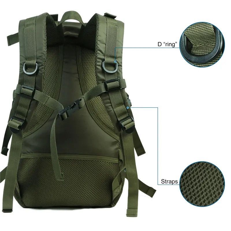 Designer × Vintage Nylon Waterproof Backpack Climbing Travel Lightweight Hiking Size ONE SIZE - 3 Thumbnail