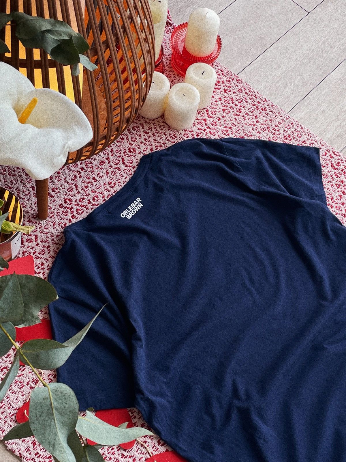 Orlebar Brown Orlebar Brown “Out Of Office” Navy T-Shirt Size US L / EU 52-54 / 3 - 8 Thumbnail