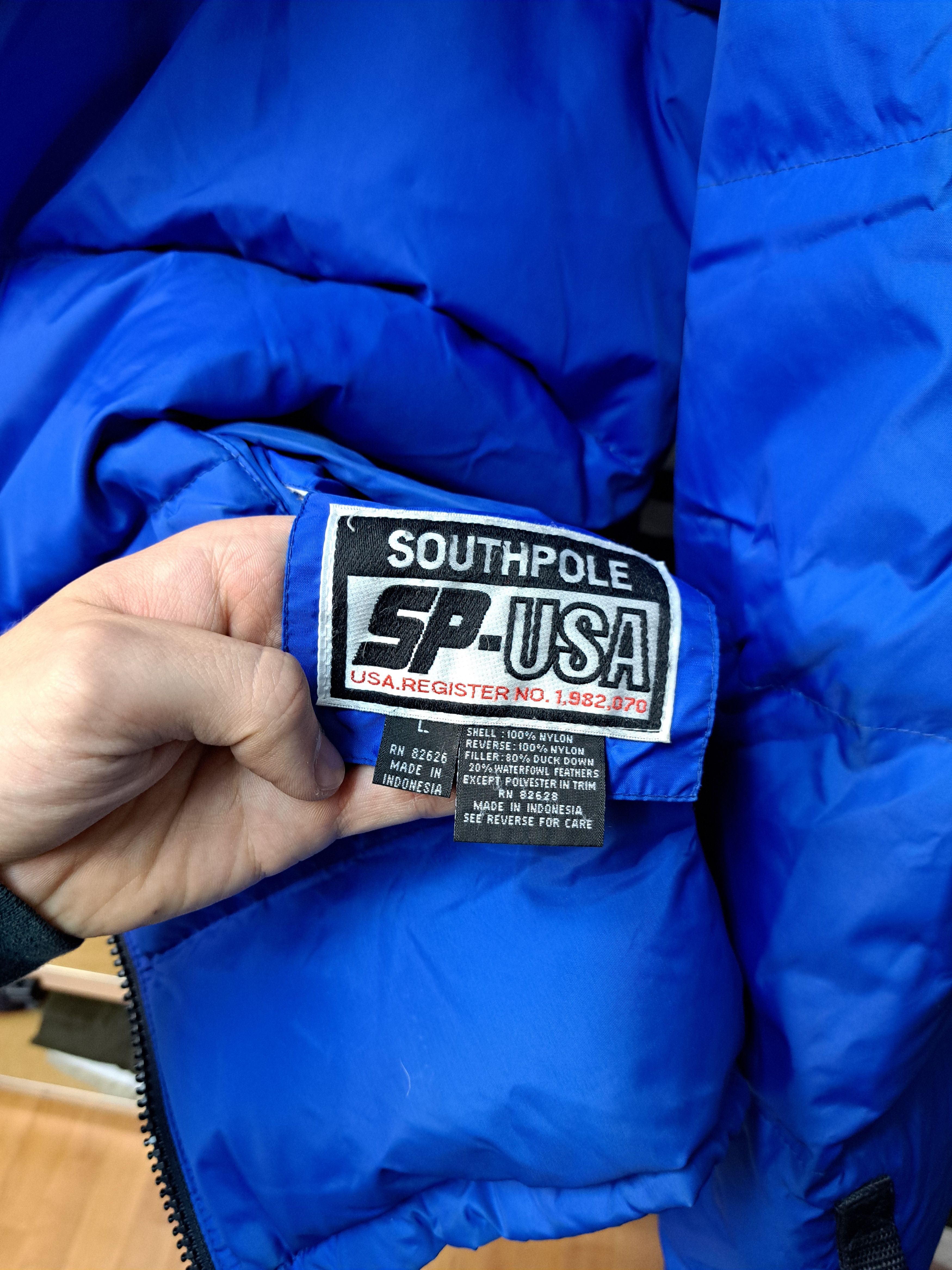 Southpole 2 in 1 Vintage 90s Southpole Reversible Down Puffer Jacket Size US L / EU 52-54 / 3 - 12 Thumbnail