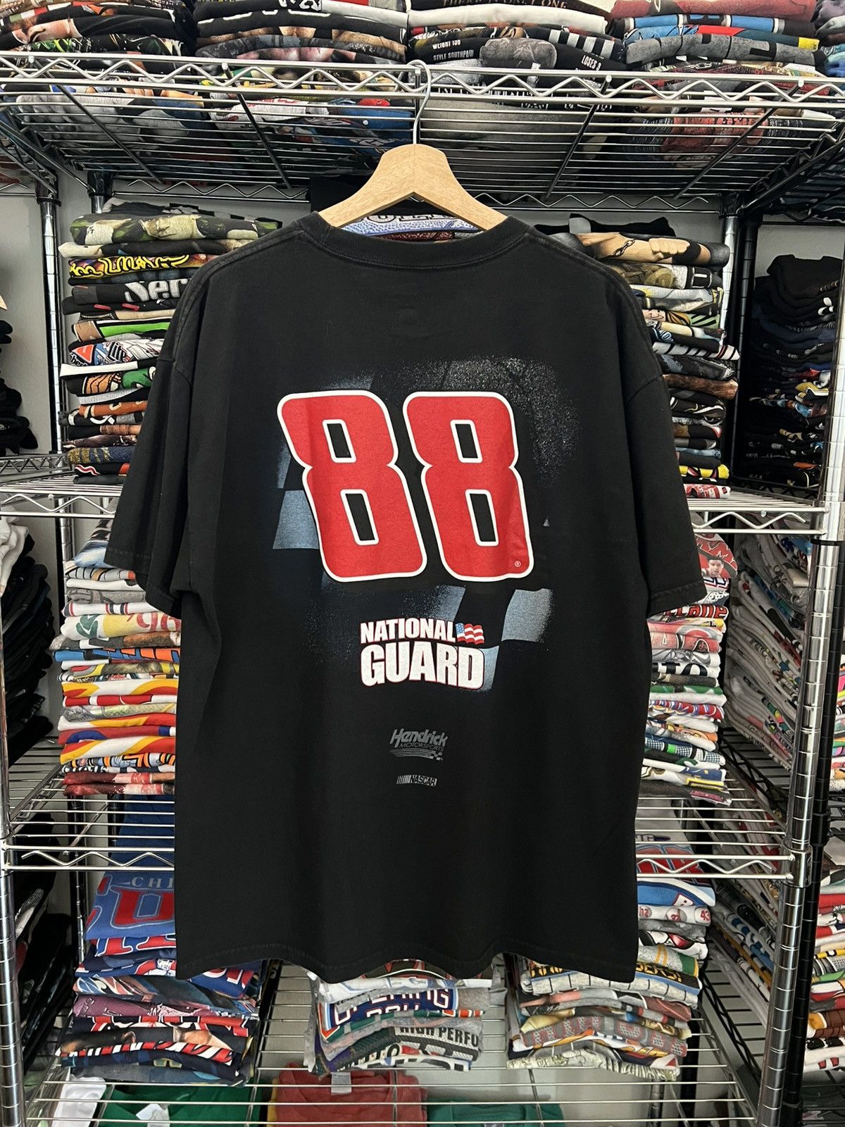 NASCAR 2000s Dale Earnhardt Jr National Guard 88 Size US XL / EU 56 / 4 - 2 Thumbnail