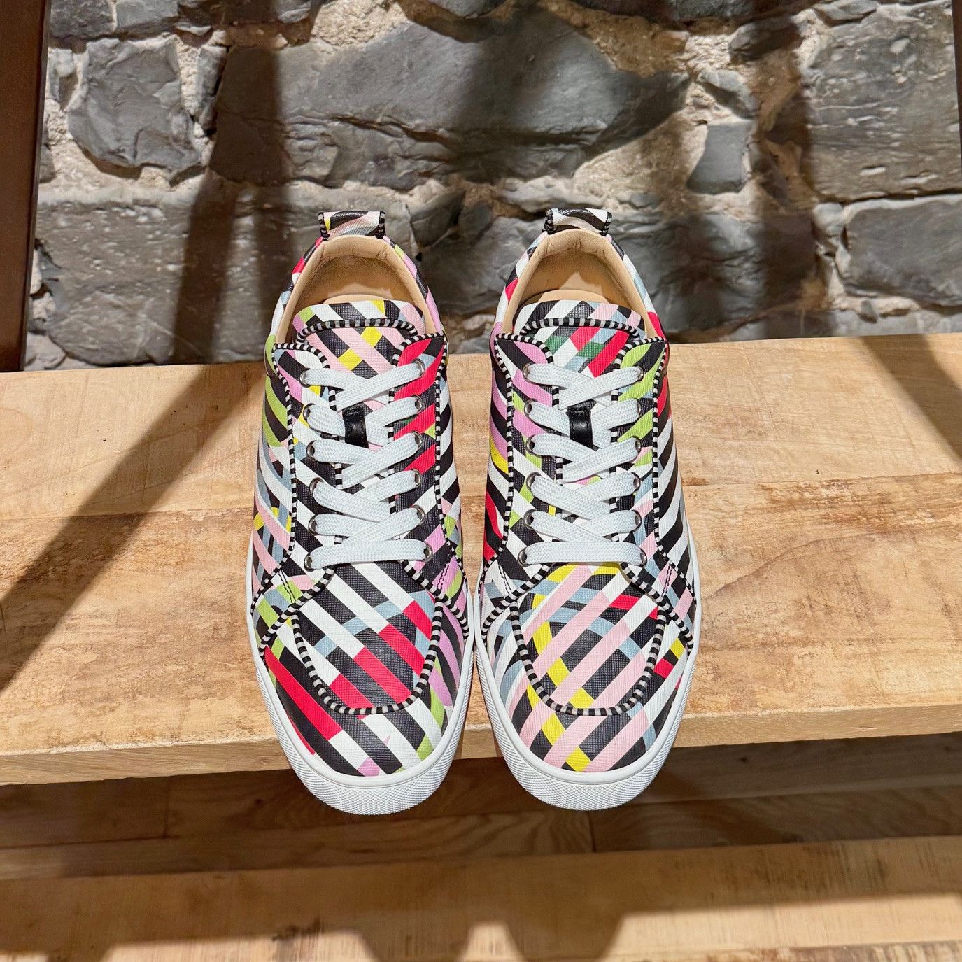 Christian Louboutin Christian Louboutin Coated Canvas Rantulow Sneakers Size US 10.5 / EU 43-44 - 3 Thumbnail