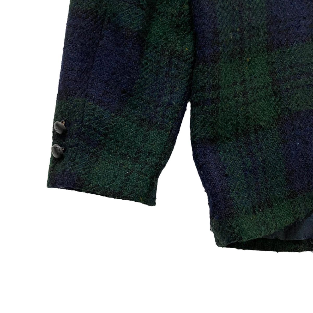 Issey Miyake ⚡️Vintage 80s Issey Miyake wool green tartan jacket Size US M / EU 48-50 / 2 - 9 Thumbnail