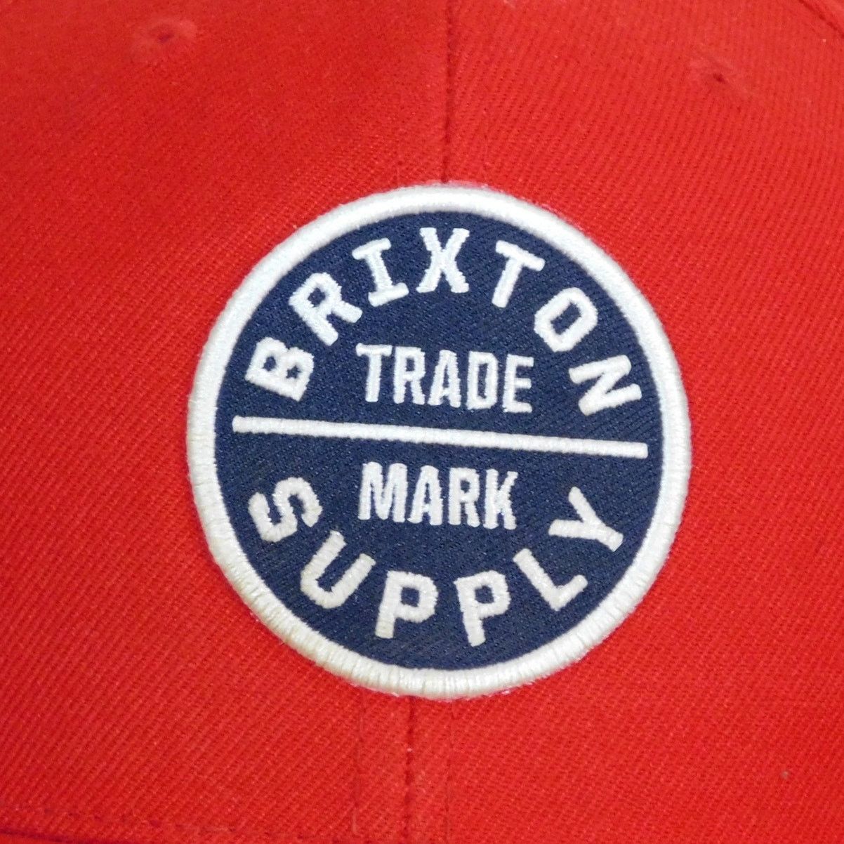 Brixton Brixton Supply Snapback Hat Red Adjustable Logo Patch Size ONE SIZE - 2 Thumbnail