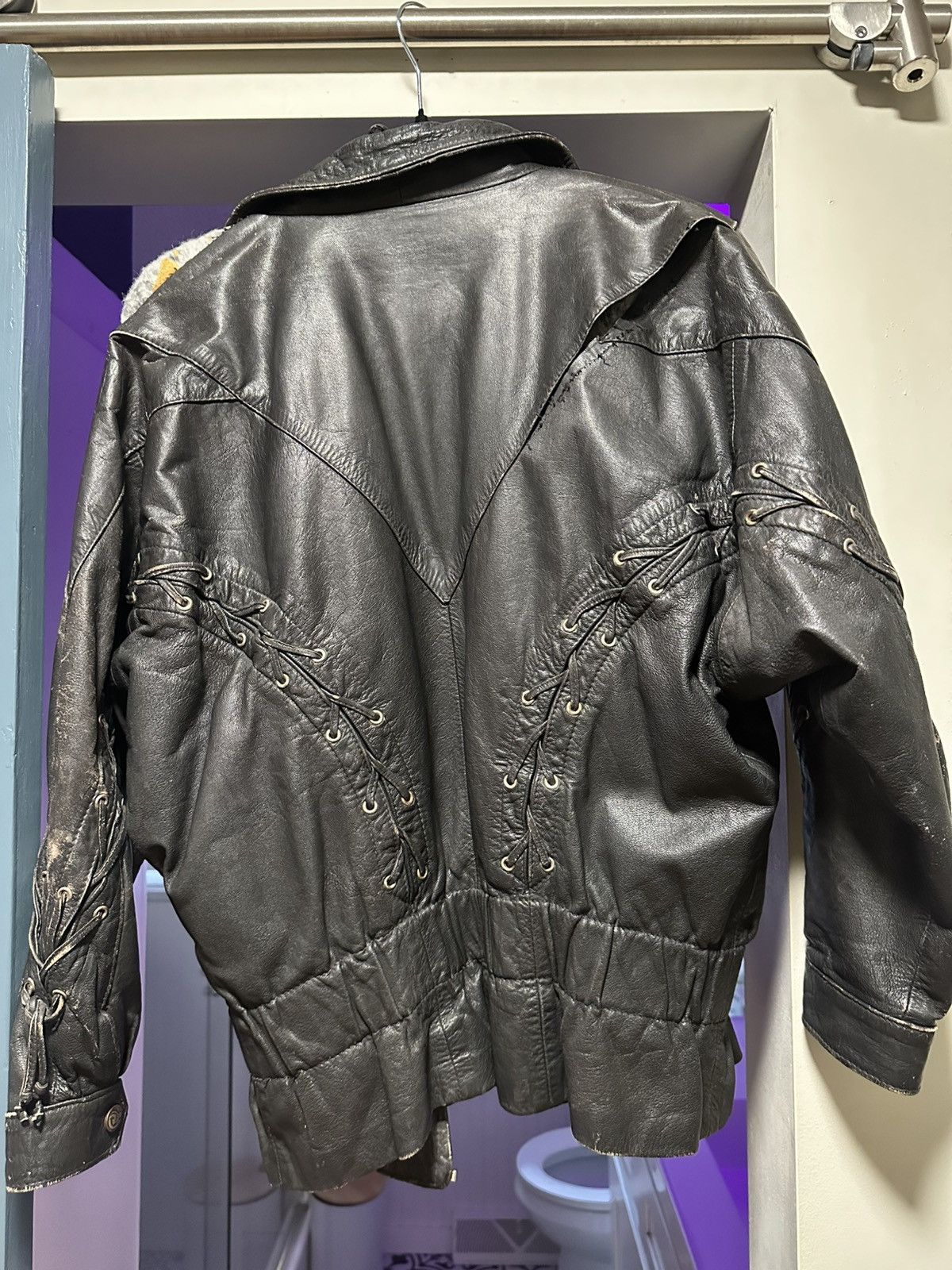 Vintage Vintage Renzo Costa Leather Coat Size US M / EU 48-50 / 2 - 2 Thumbnail