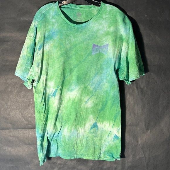 Element Element Skateboards Y2k 90s Green Tie Dye Shirt Size Extra L Size US XL / EU 56 / 4 - 2 Thumbnail