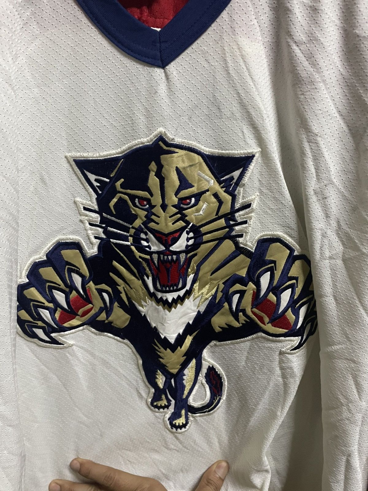 Vintage Vintage Florida Panthers Starter NHL Hockey Jersey 90s White Size US XXL / EU 58 / 5 - 6 Thumbnail