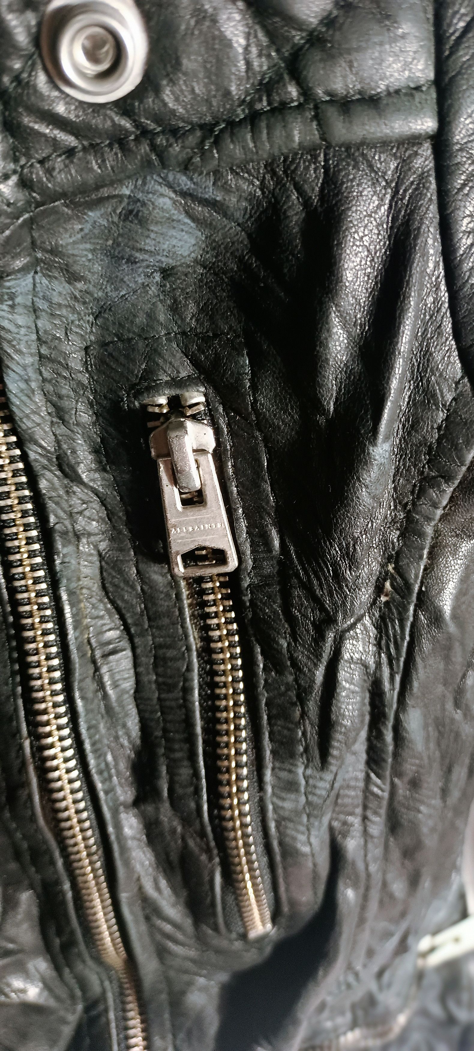 Allsaints 🔥Allsaints Cargo Leather Biker Multi Zipper Jacket Size US XS / EU 42 / 0 - 8 Thumbnail