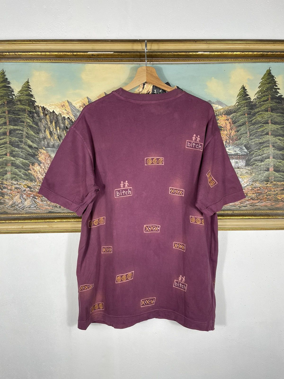 Hook-Ups × Vintage Vintage Retro 90s Bitch Skateboard tee baggy boxy oversize Size US M / EU 48-50 / 2 - 6 Thumbnail
