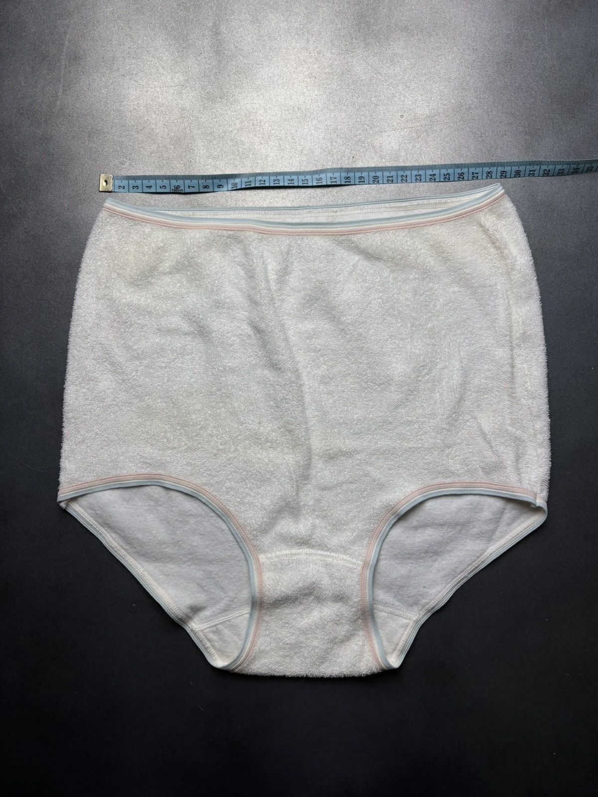 Marks & Spencer × Vintage Lot of 3 1970s Vintage Underwear Mesh Lace Terry Cloth UK L Size ONE SIZE - 15 Thumbnail