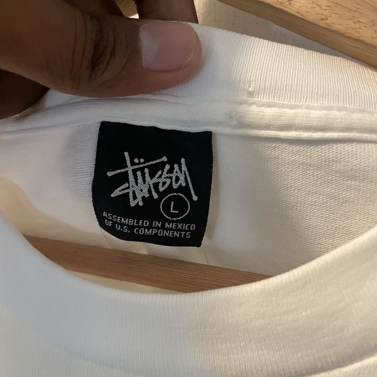 Stussy × Vintage Beautiful Vintage Stussy Sneakers Tee Size US L / EU 52-54 / 3 - 3 Thumbnail