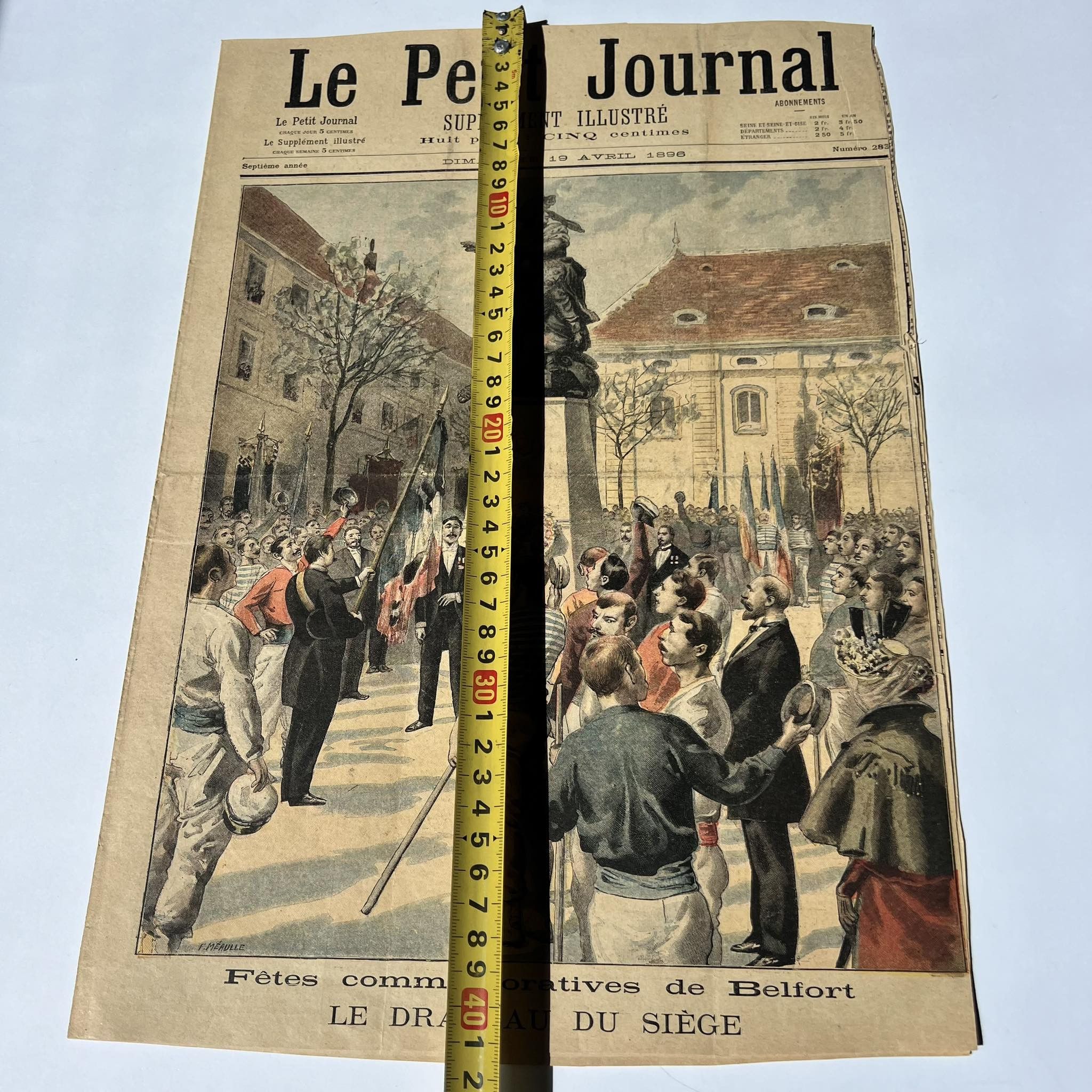 Other 1896 Le Petit Journal paper Newspaper France number 283 Size ONE SIZE - 8 Thumbnail