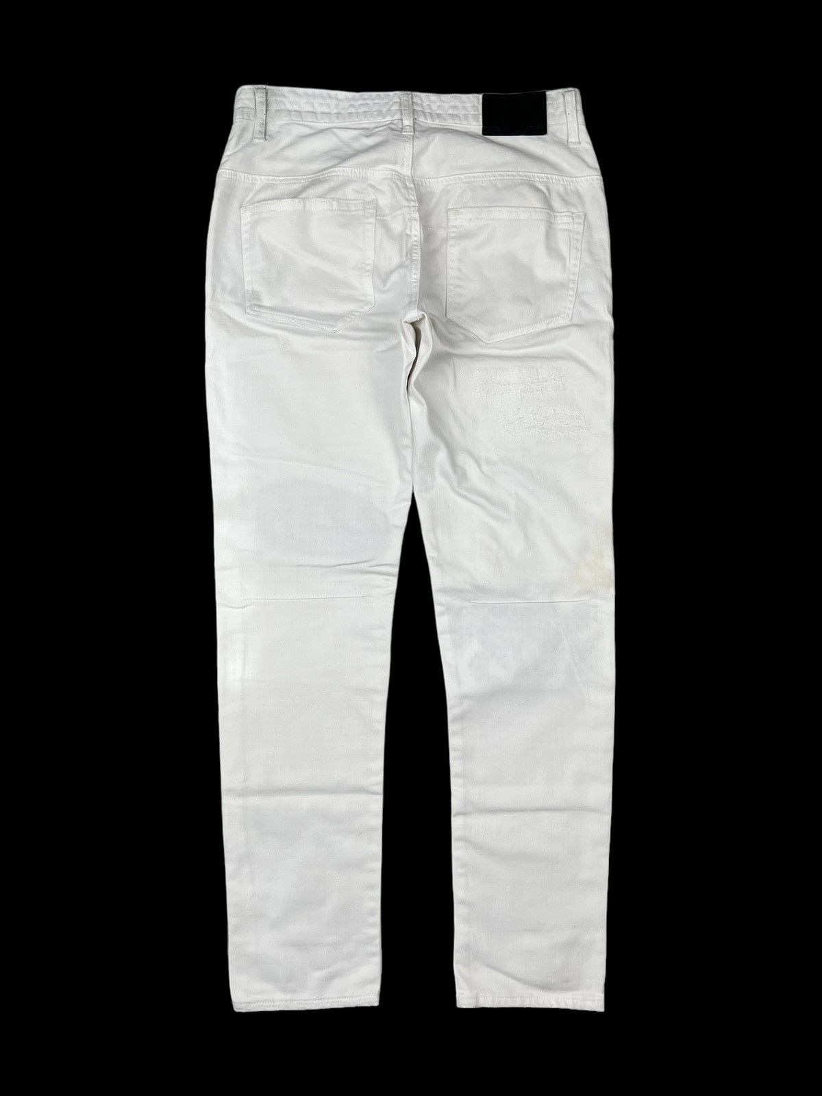 Number (N)ine Number (N)ine Music Note Distressed Denim Size US 32 / EU 48 - 2 Thumbnail