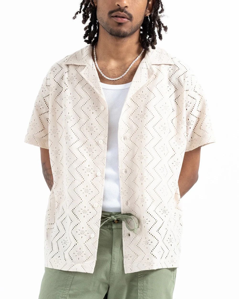 Ronning Lace Shirt Stone