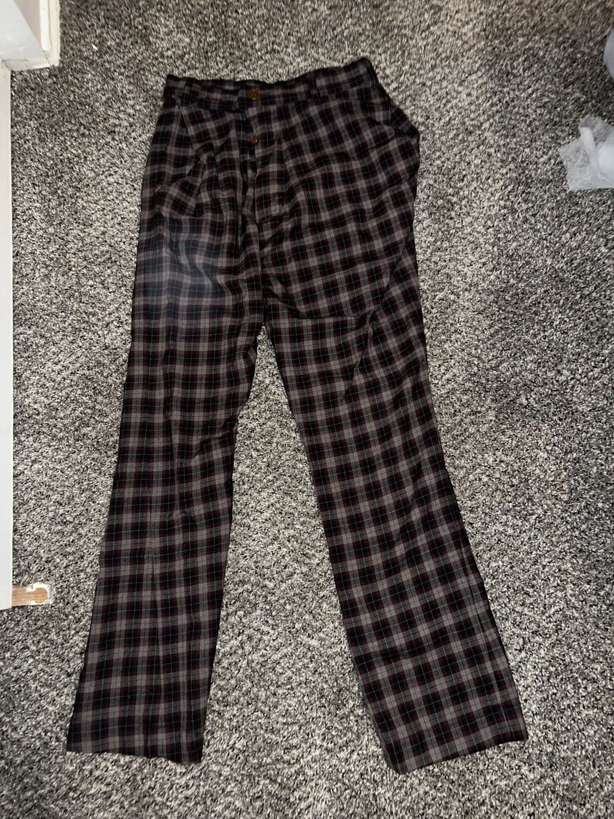Vivienne Westwood Burgundy Vivienne Westwood Bondage Pants Size US 29 - 2 Thumbnail