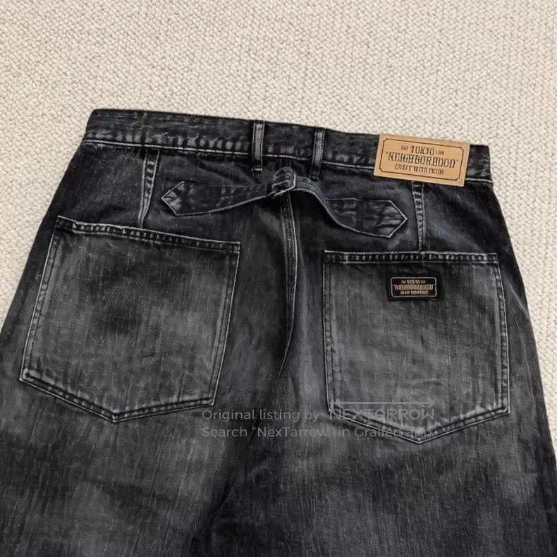 Neighborhood Neighborhood size M King denim straight-leg jeans Size US 27 - 6 Thumbnail