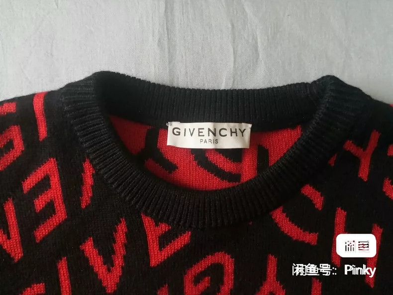 Givenchy Givenchy All-over Logo Knitted Sweater Size US L / EU 52-54 / 3 - 2 Thumbnail