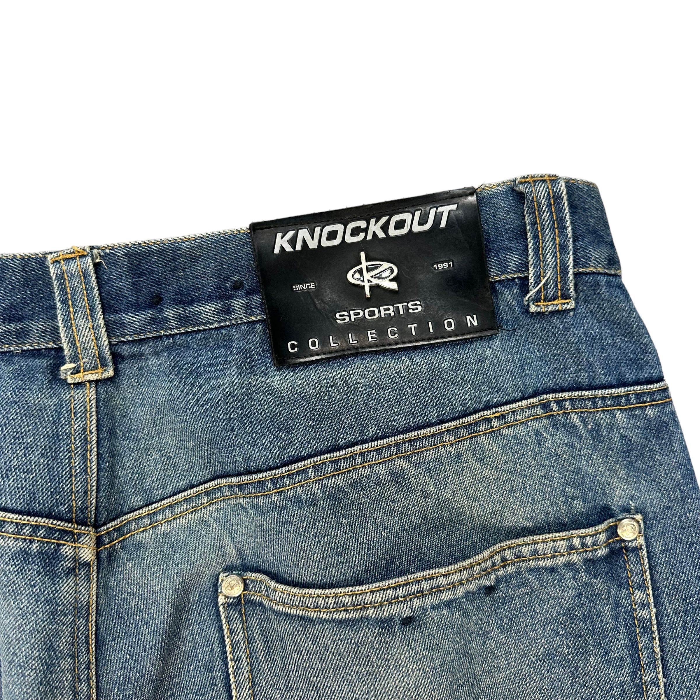 Japanese Brand KNOCKOUT SPORTSWEAR DENIM PANT #8102-203 Size US 35 - 14 Thumbnail