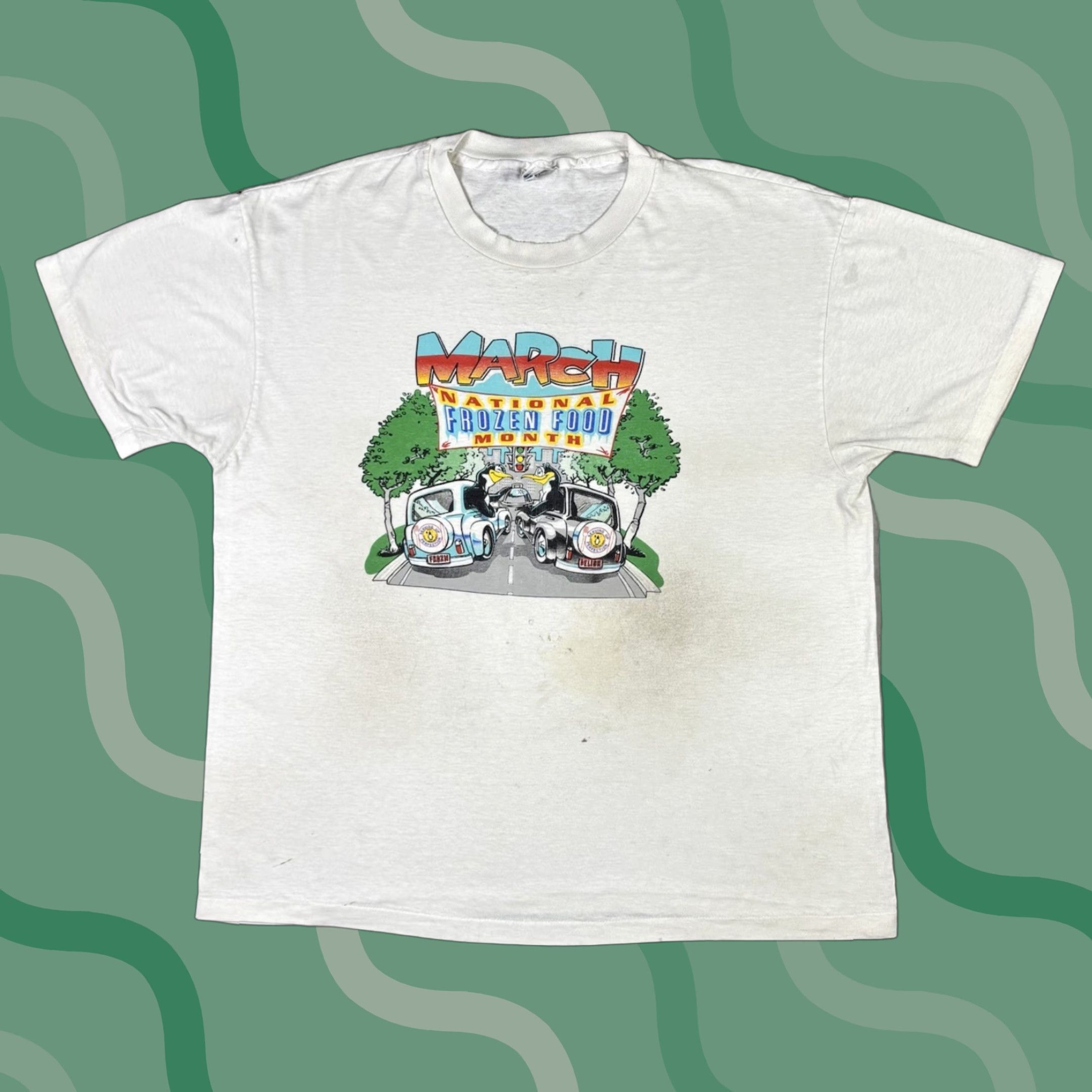 Hanes VINTAGE Hanes T-Shirt 90s Stitch White XL Mens Crew Neck Short Sleeve Size US XL / EU 56 / 4 - 1 Thumbnail